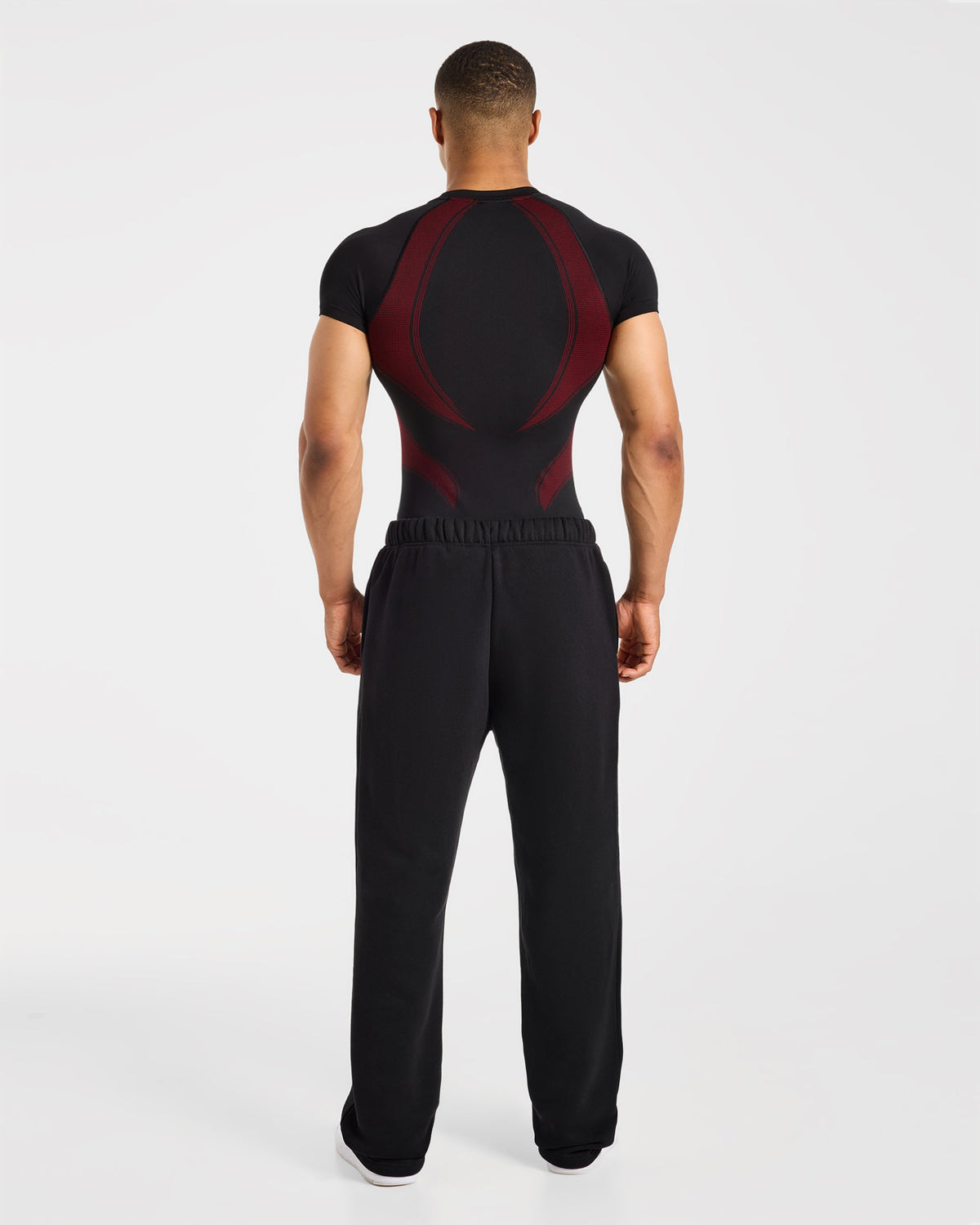 Charge Seamless T Shirt - Schwarz/Rot