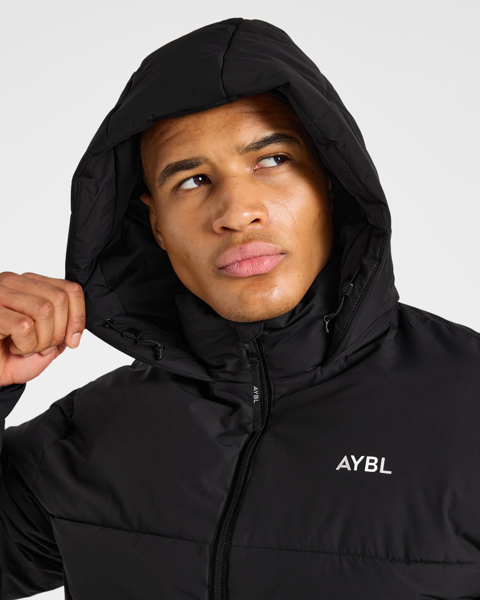 Classic Puffer Coat - Schwarz