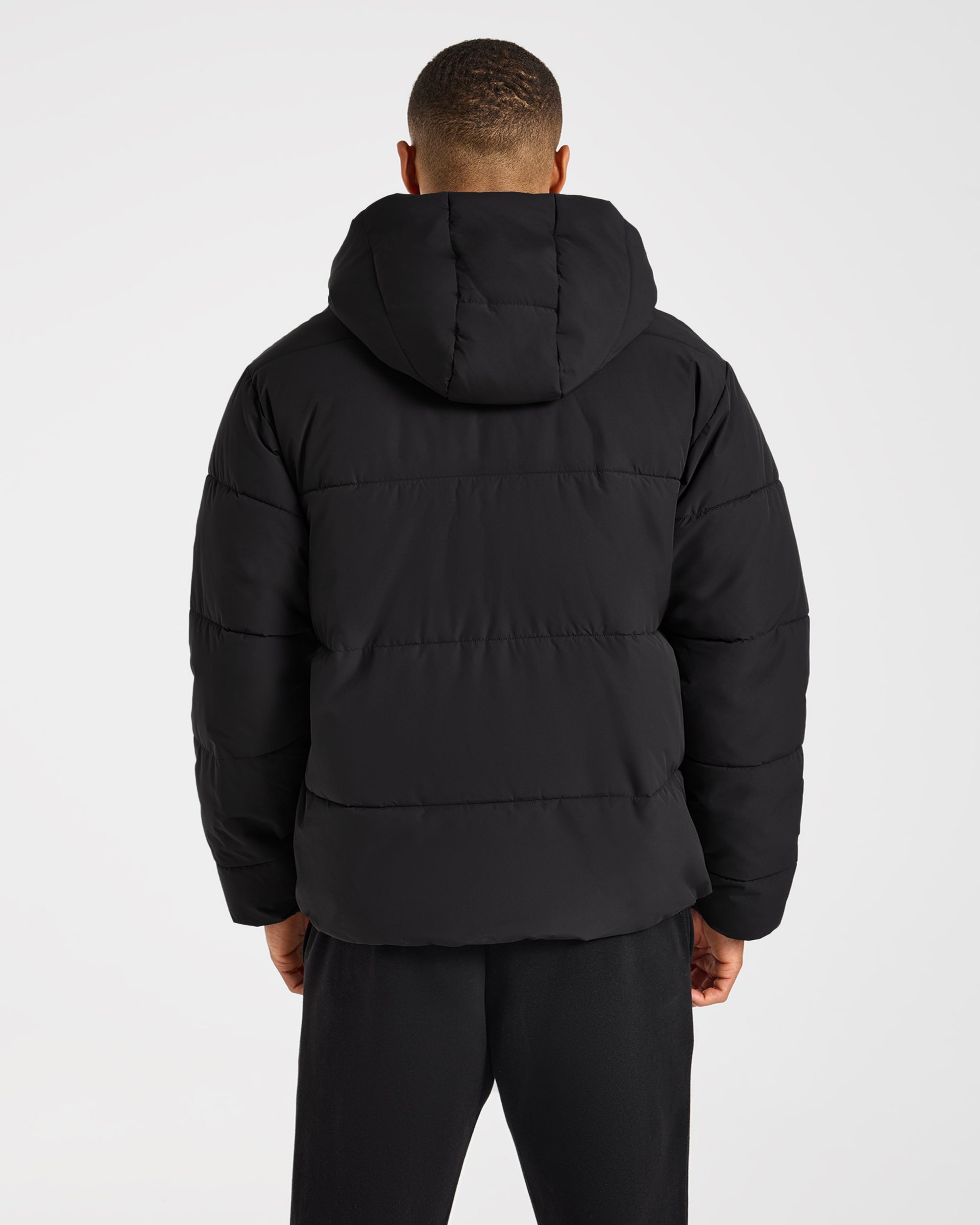 Classic Puffer Coat - Schwarz