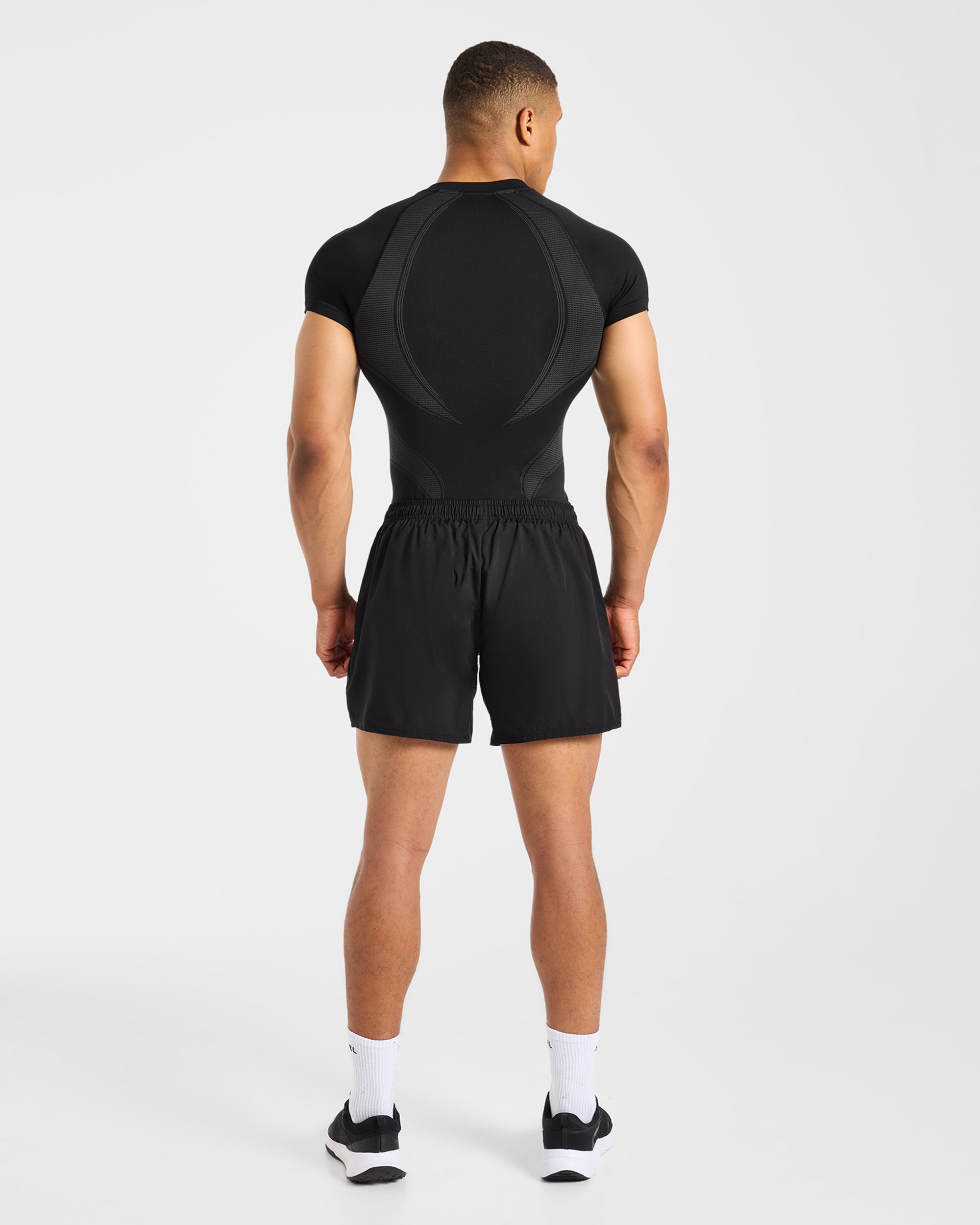 Charge Seamless T Shirt - Schwarz/Charcoal