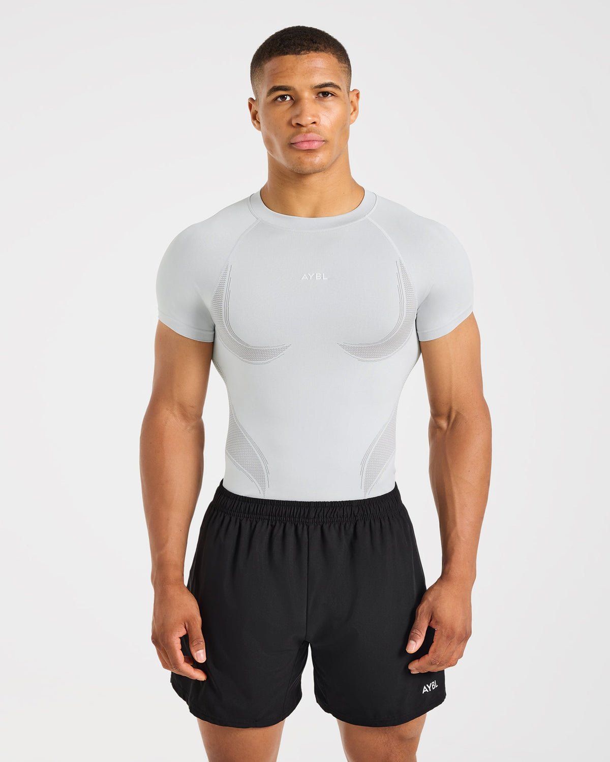 Charge Seamless T Shirt - Light Grau