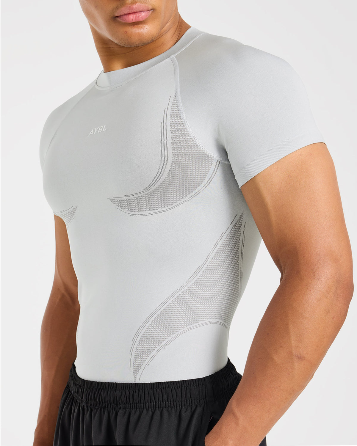 Charge Seamless T Shirt - Light Grau