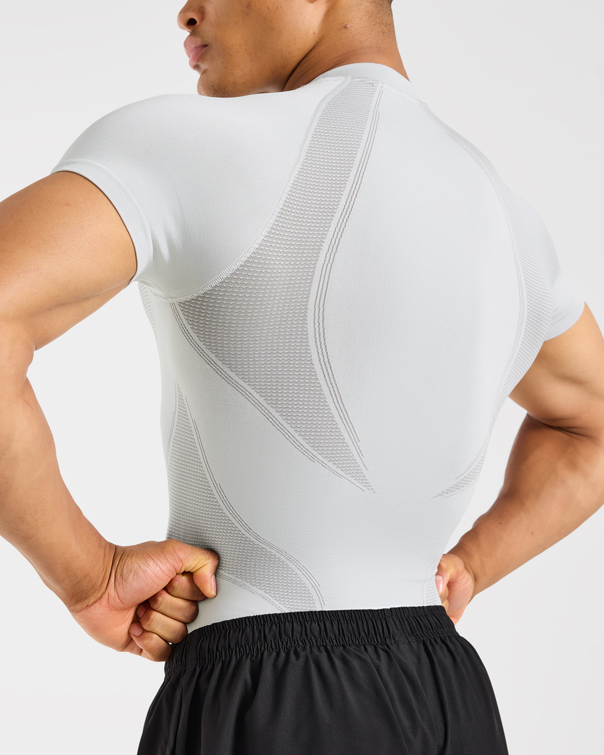 Charge Seamless T Shirt - Light Grau