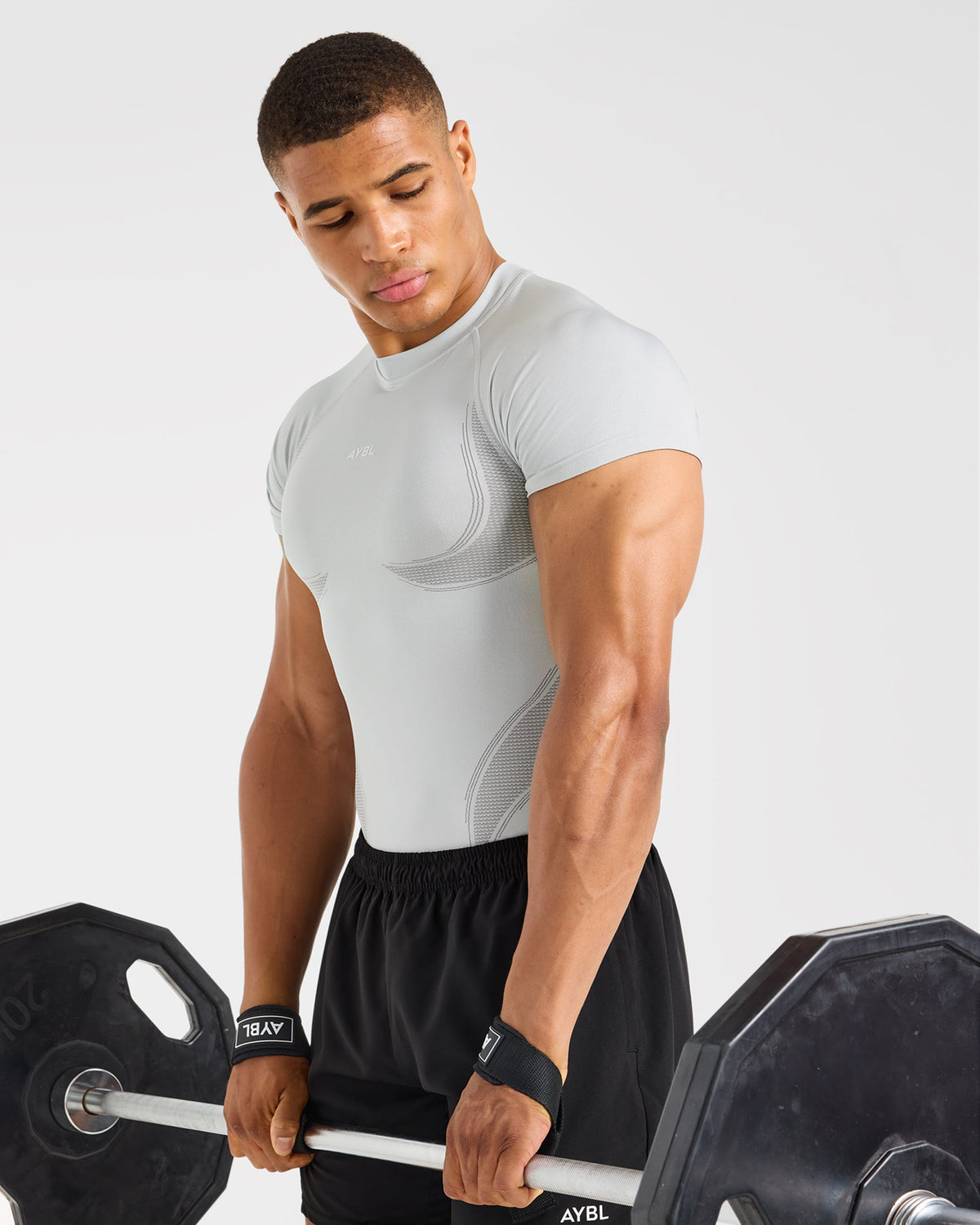 Charge Seamless T Shirt - Light Grau