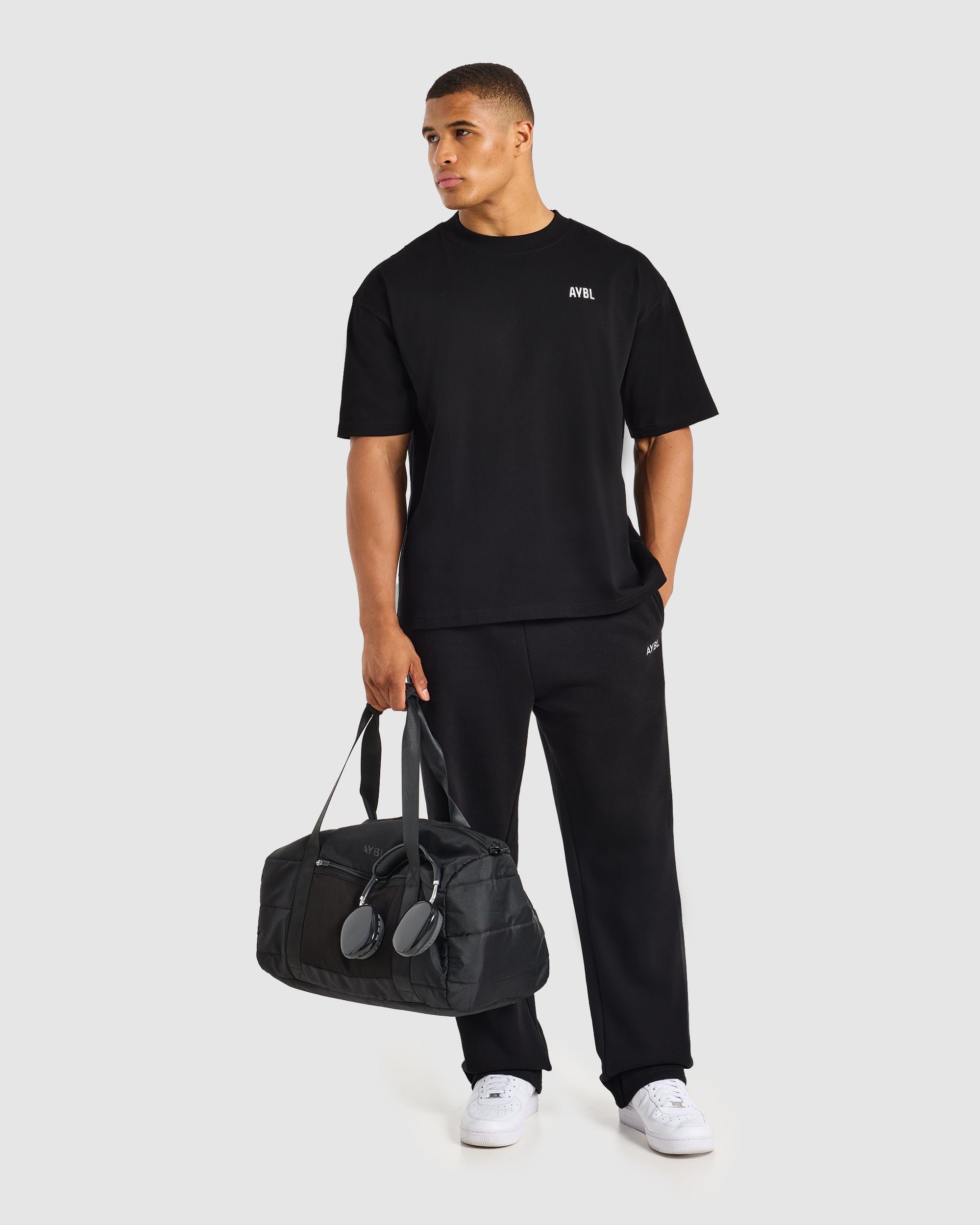 Script Collective Oversized T Shirt - Schwarz