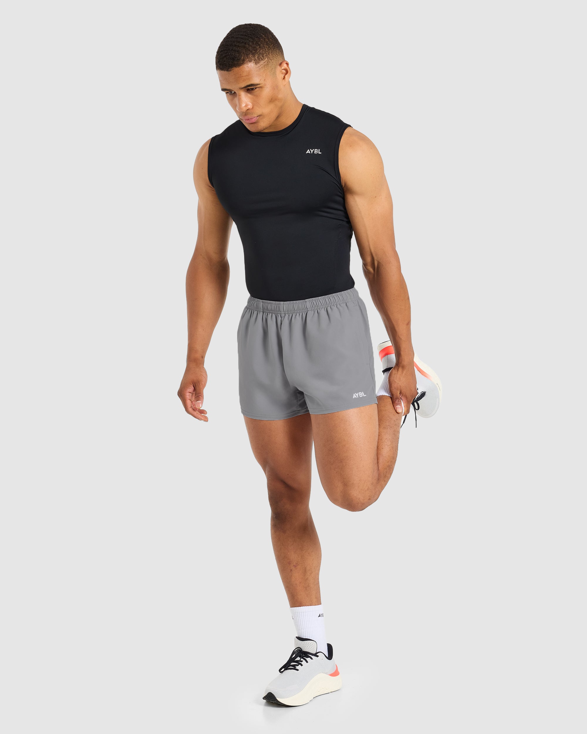 Core 3" Shorts - Grau