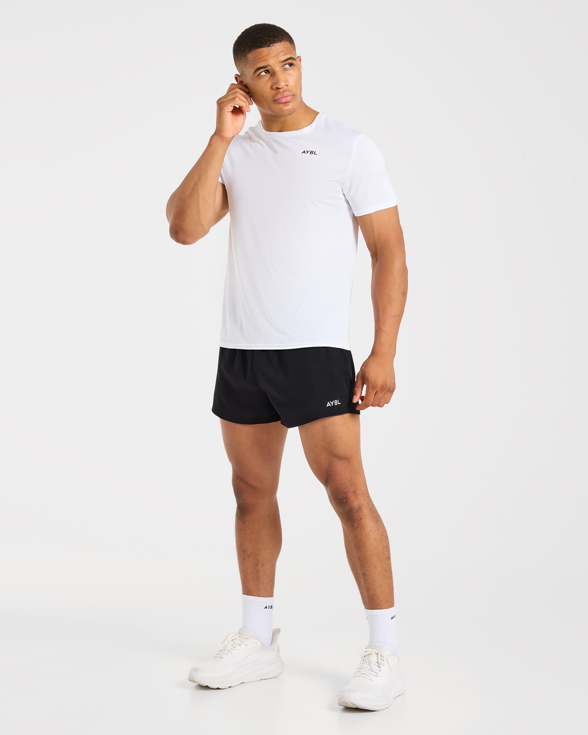 Core 3" Shorts - Schwarz