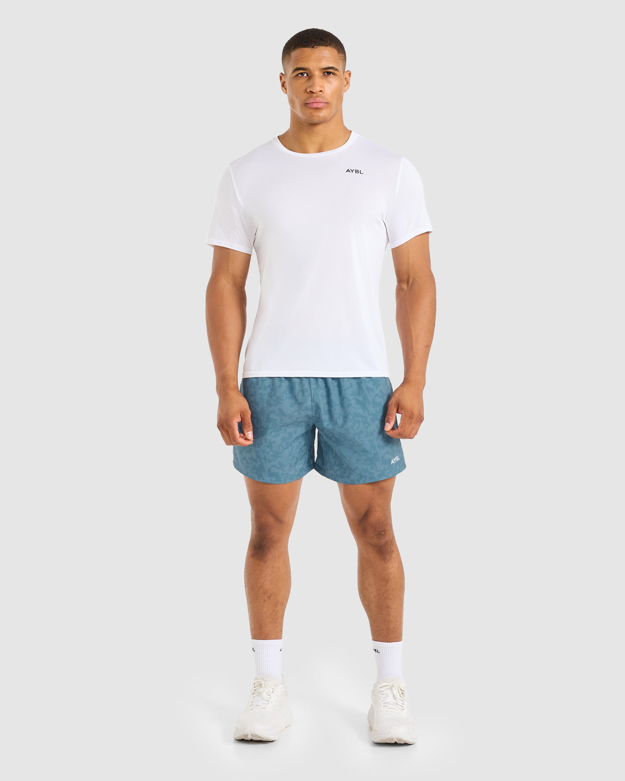 Core 5" Shorts - Blau Camo