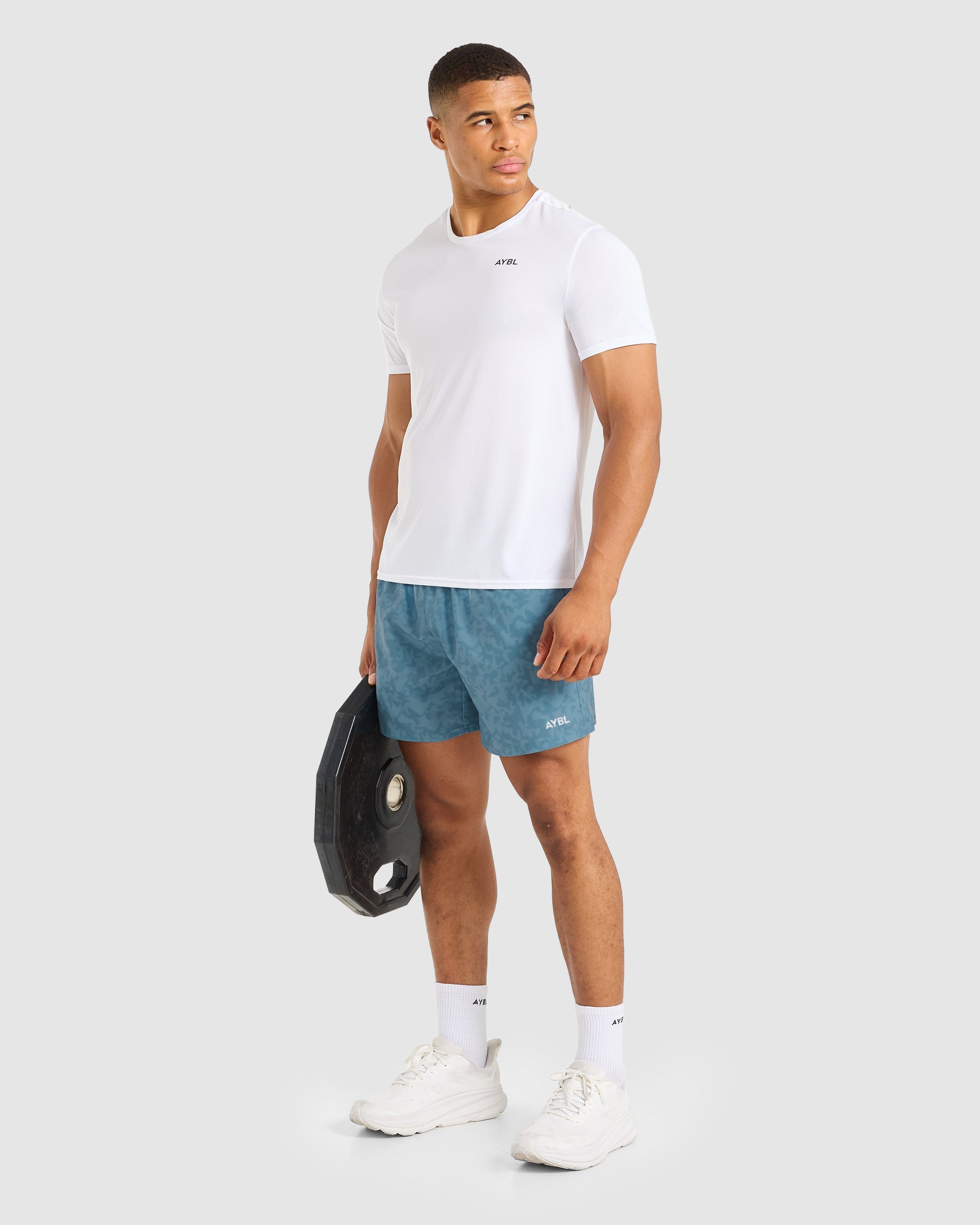 Core 5" Shorts - Blau Camo