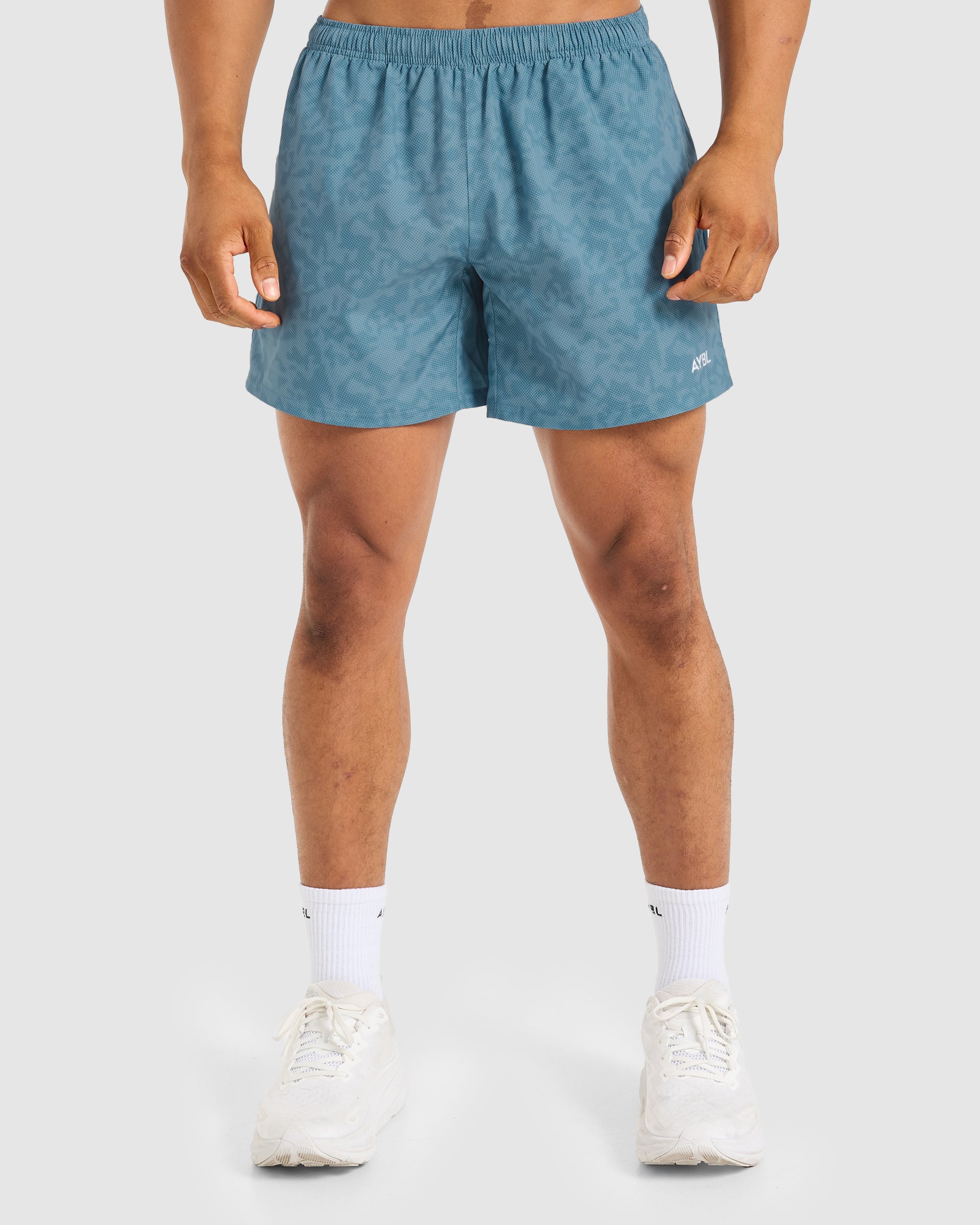 Core 5" Shorts - Blau Camo