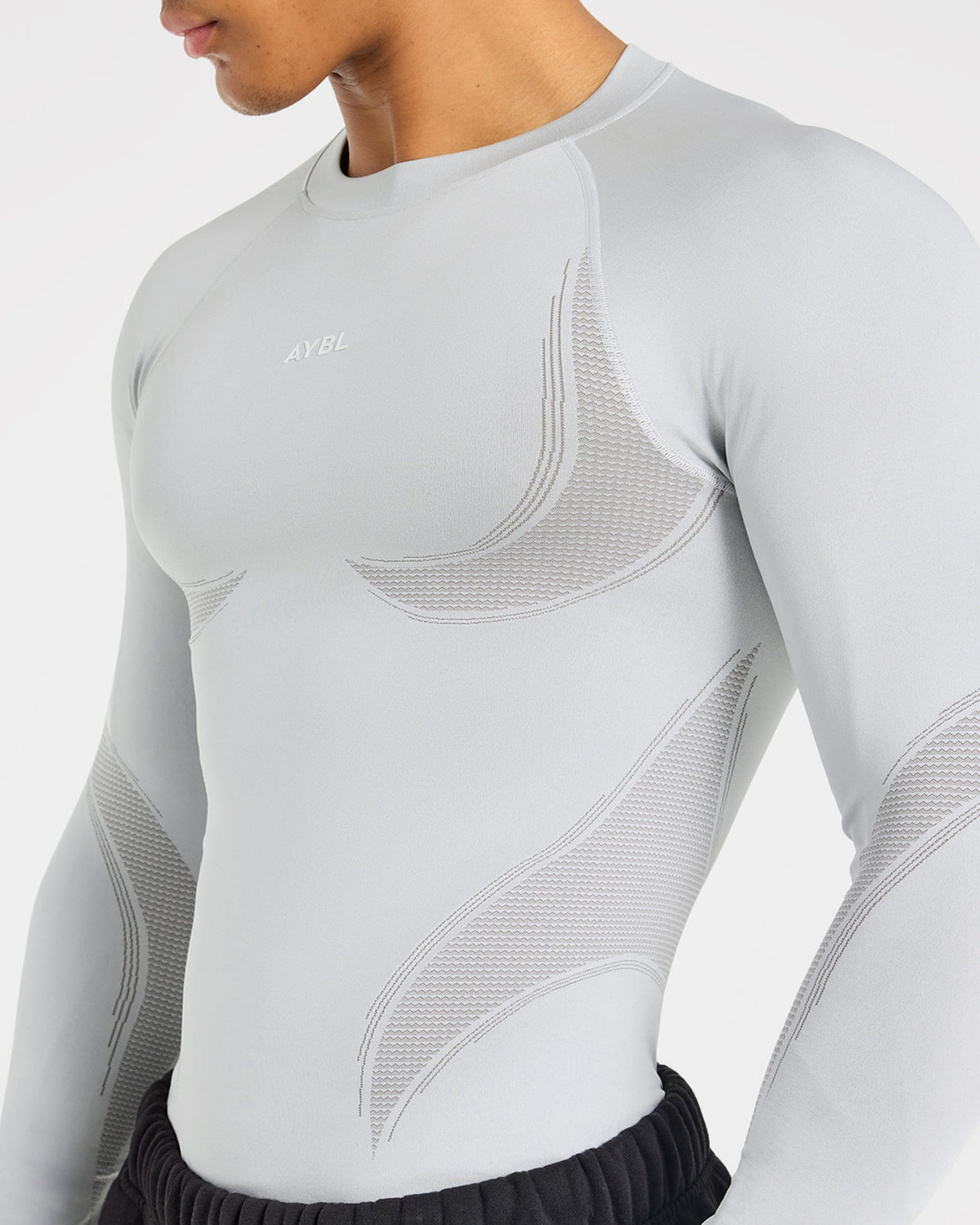 Charge Seamless Long Sleeve T Shirt - Light Grau