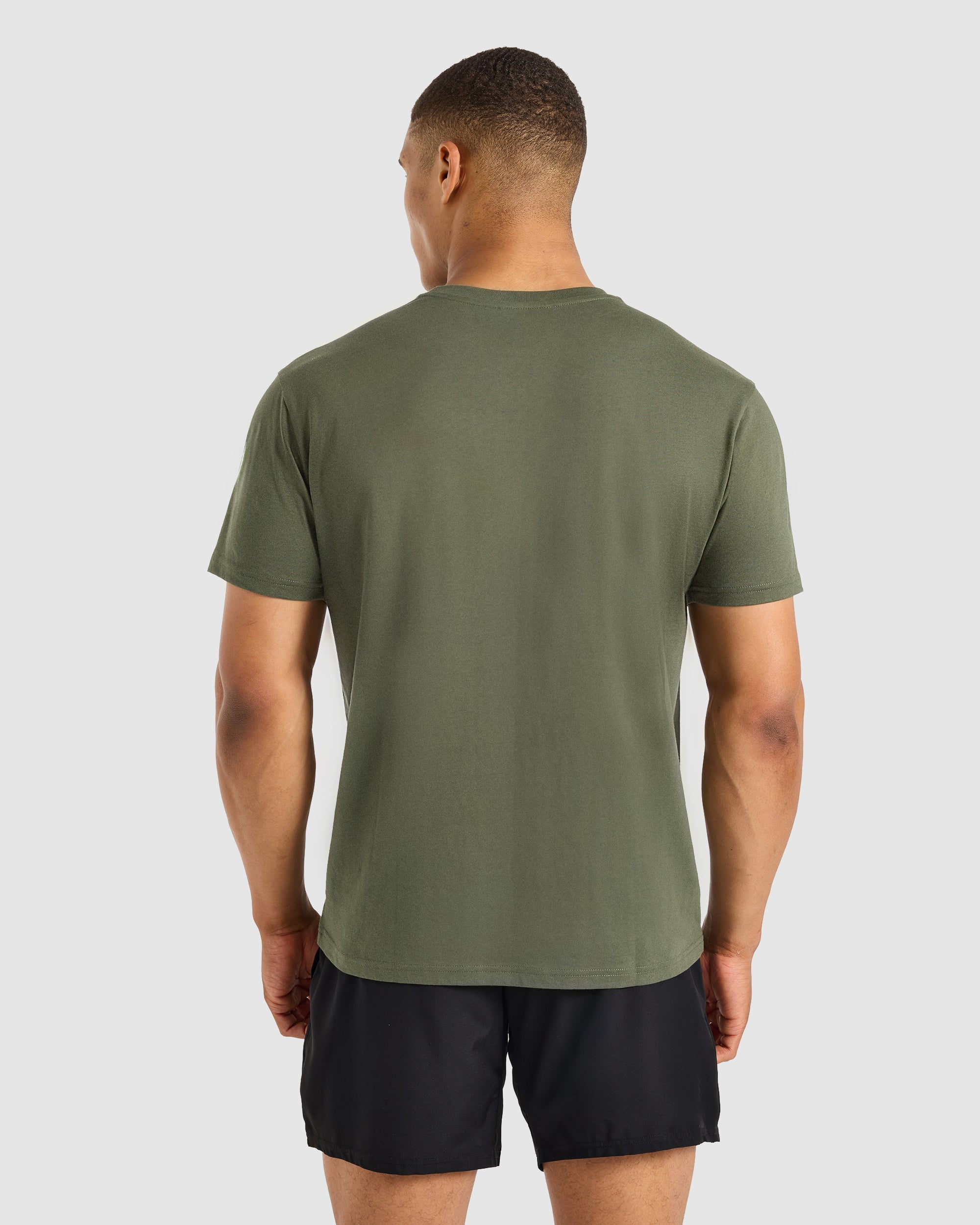 Essential T Shirt - Army Grün