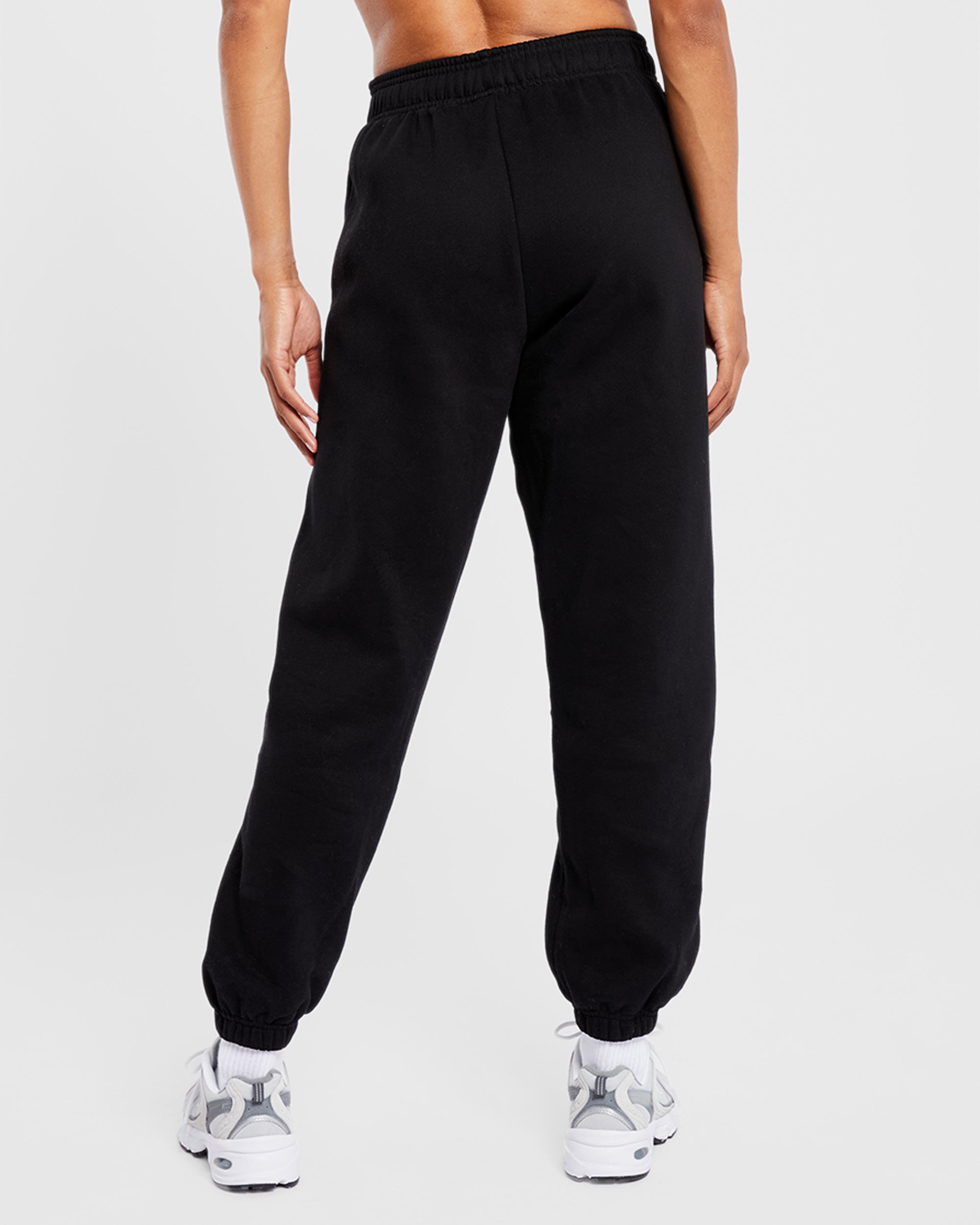 Varsity Oversized Joggers - Schwarz