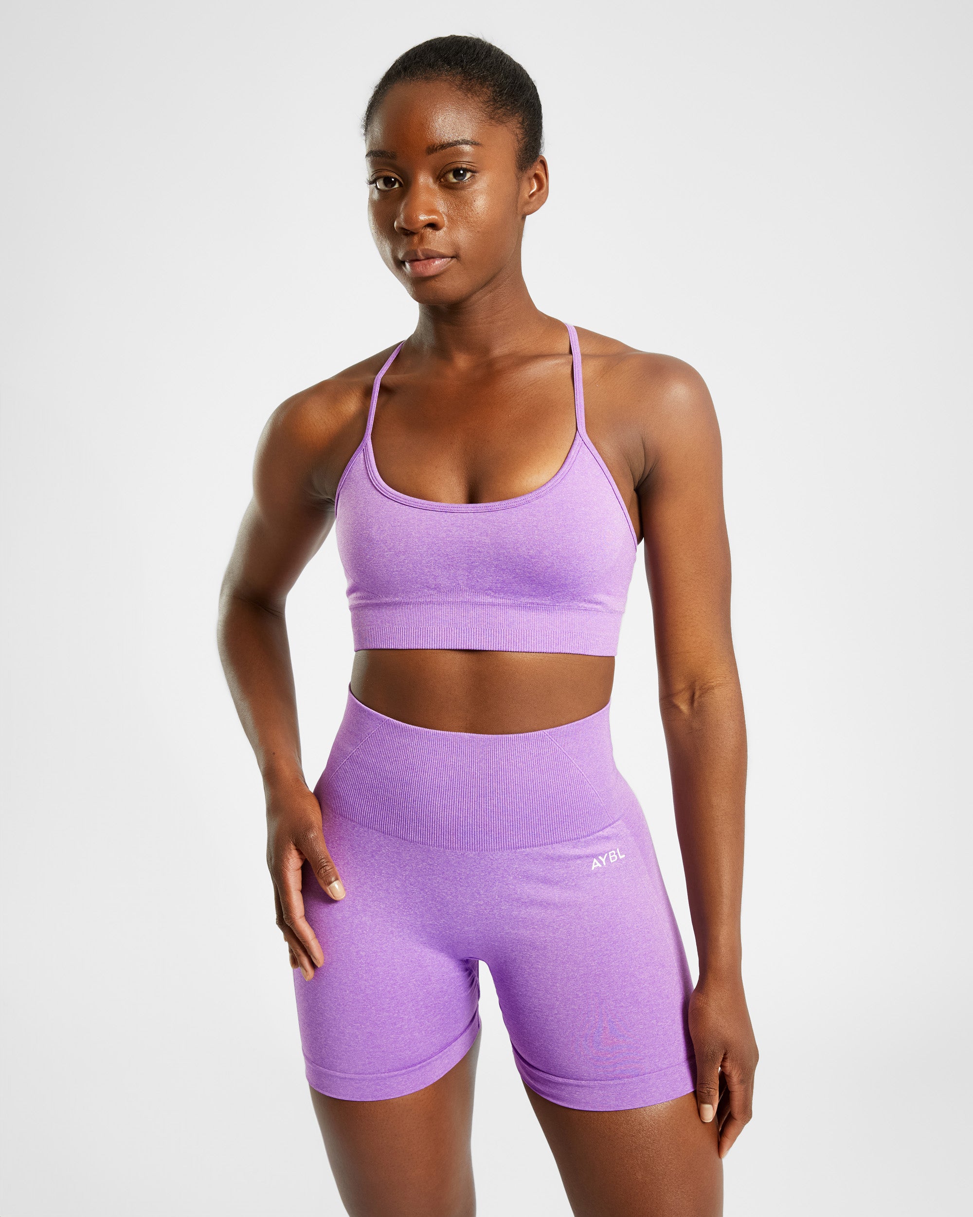 Empower Seamless Sports Bra - Lila Marl