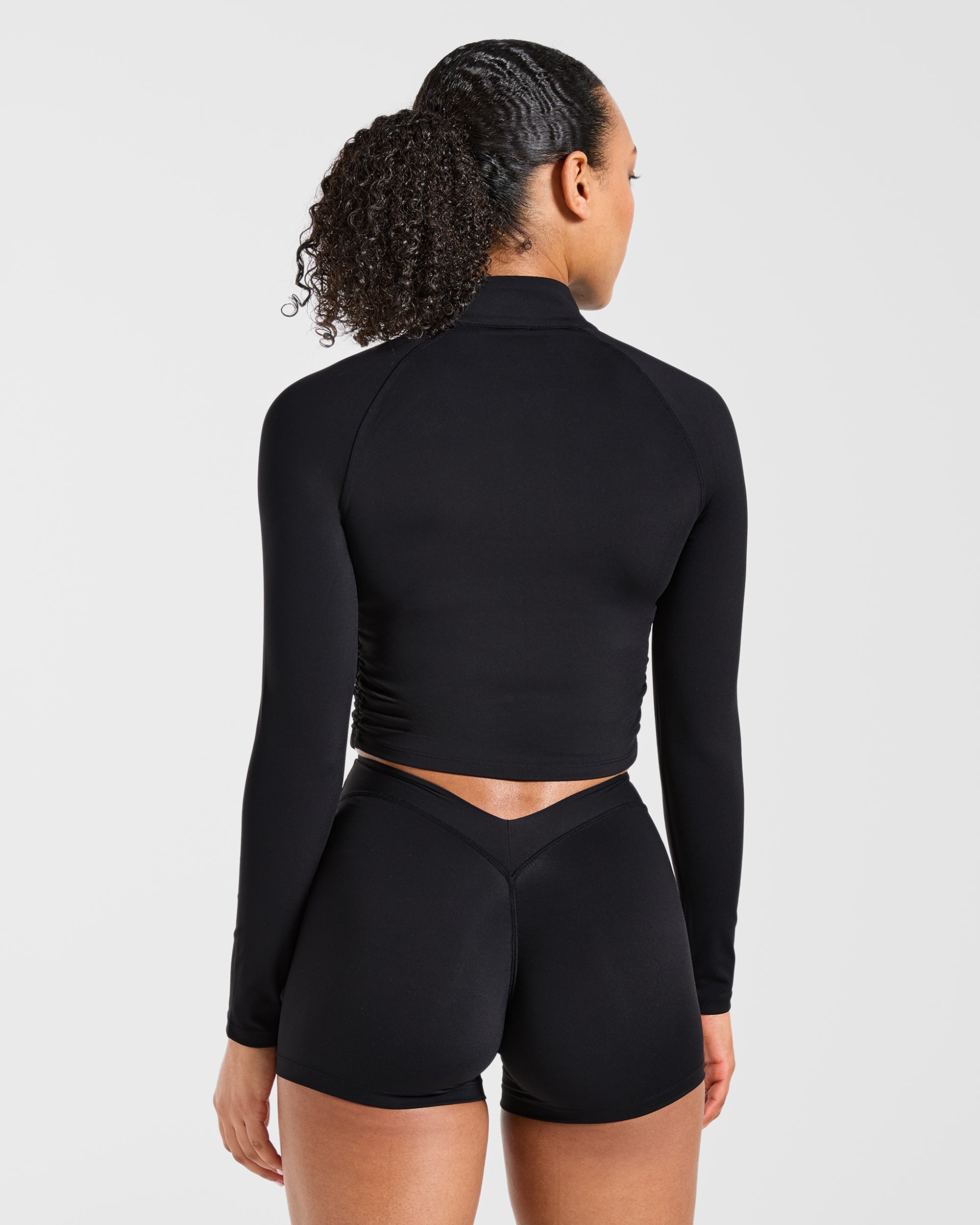 Physique Zip Up Jacket - Schwarz