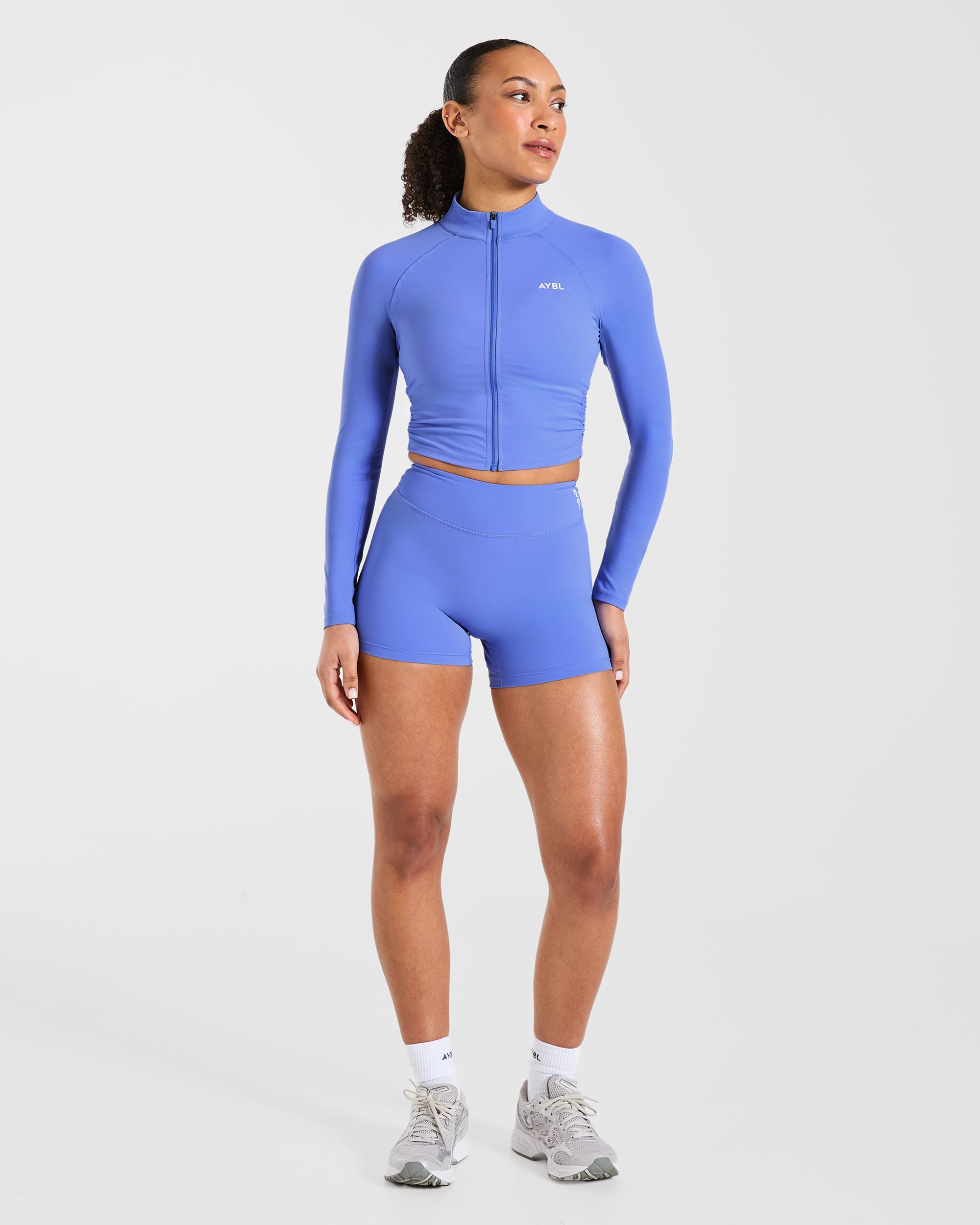 Physique Zip Up Jacket - Cornflower Lila