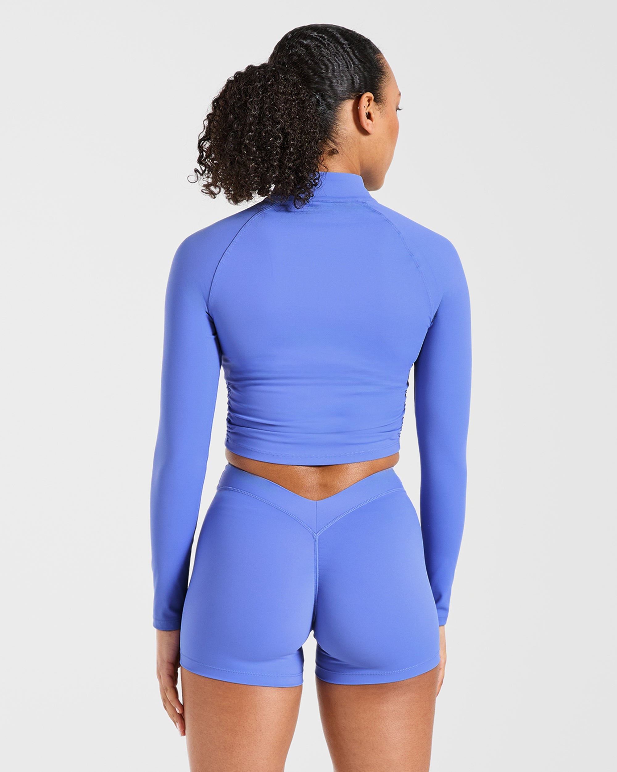 Physique Zip Up Jacket - Cornflower Lila