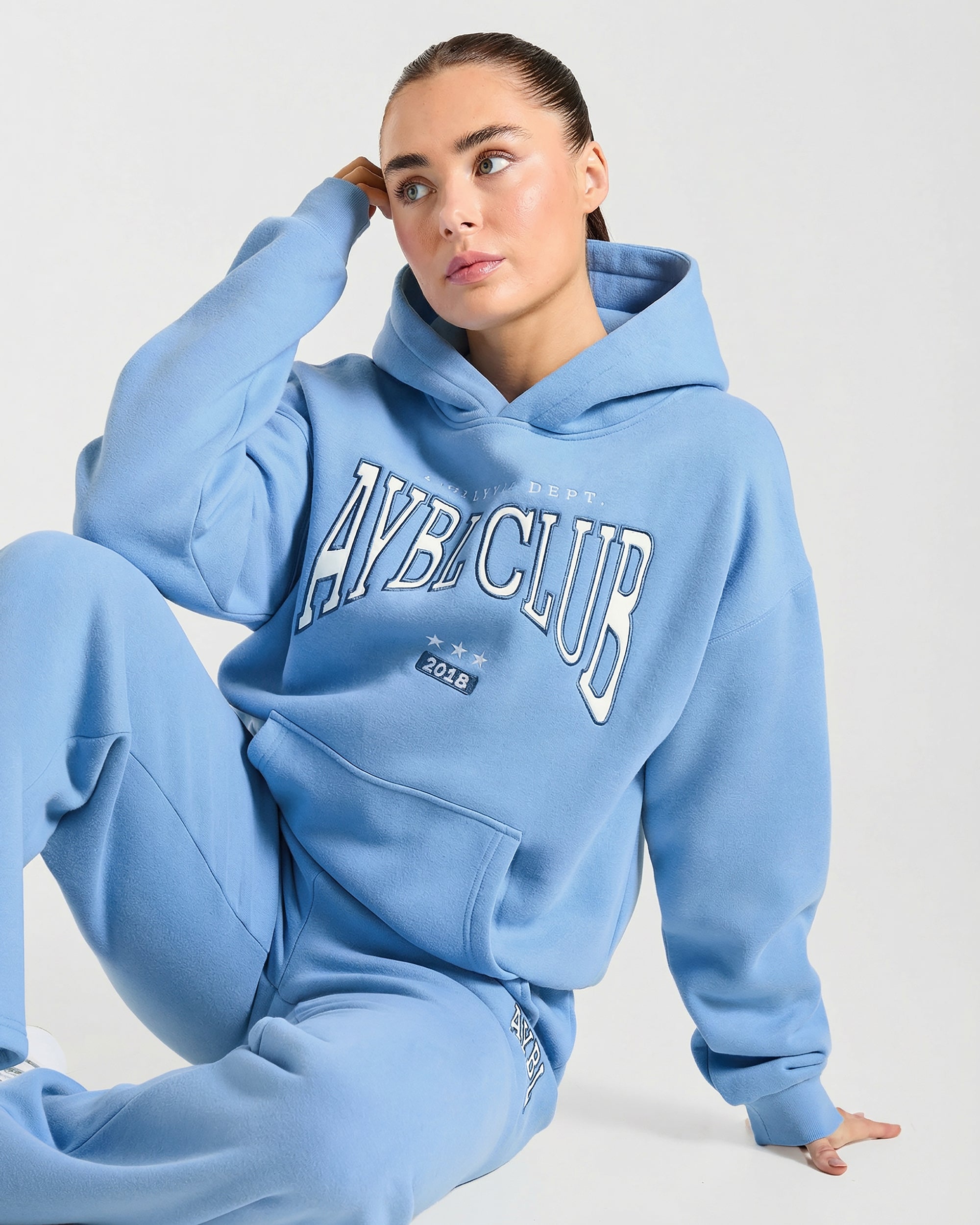 AYBL Club Oversized Hoodie - Blau