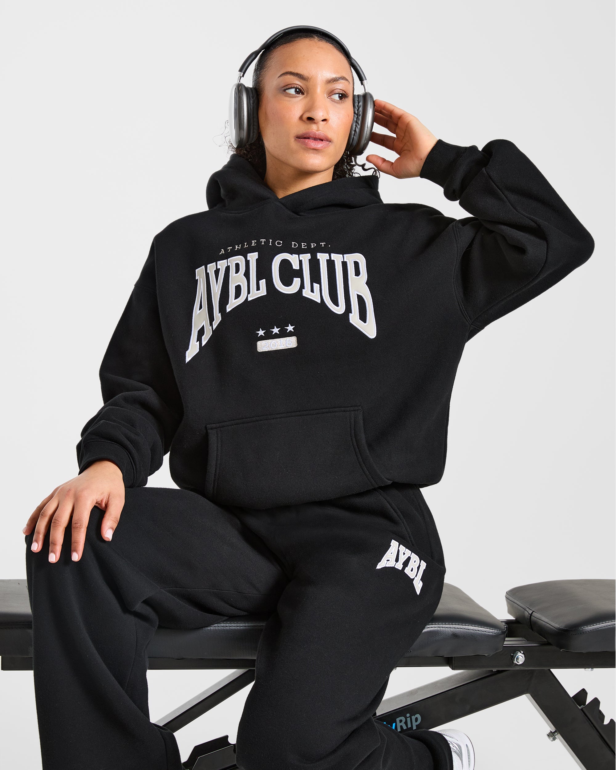 AYBL Club Oversized Hoodie - Schwarz