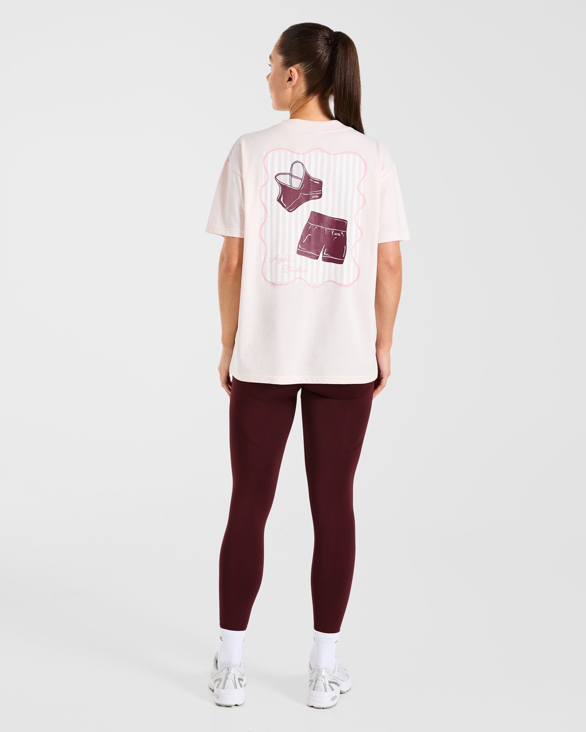 AYBL Studio Oversized T Shirt - Rosa