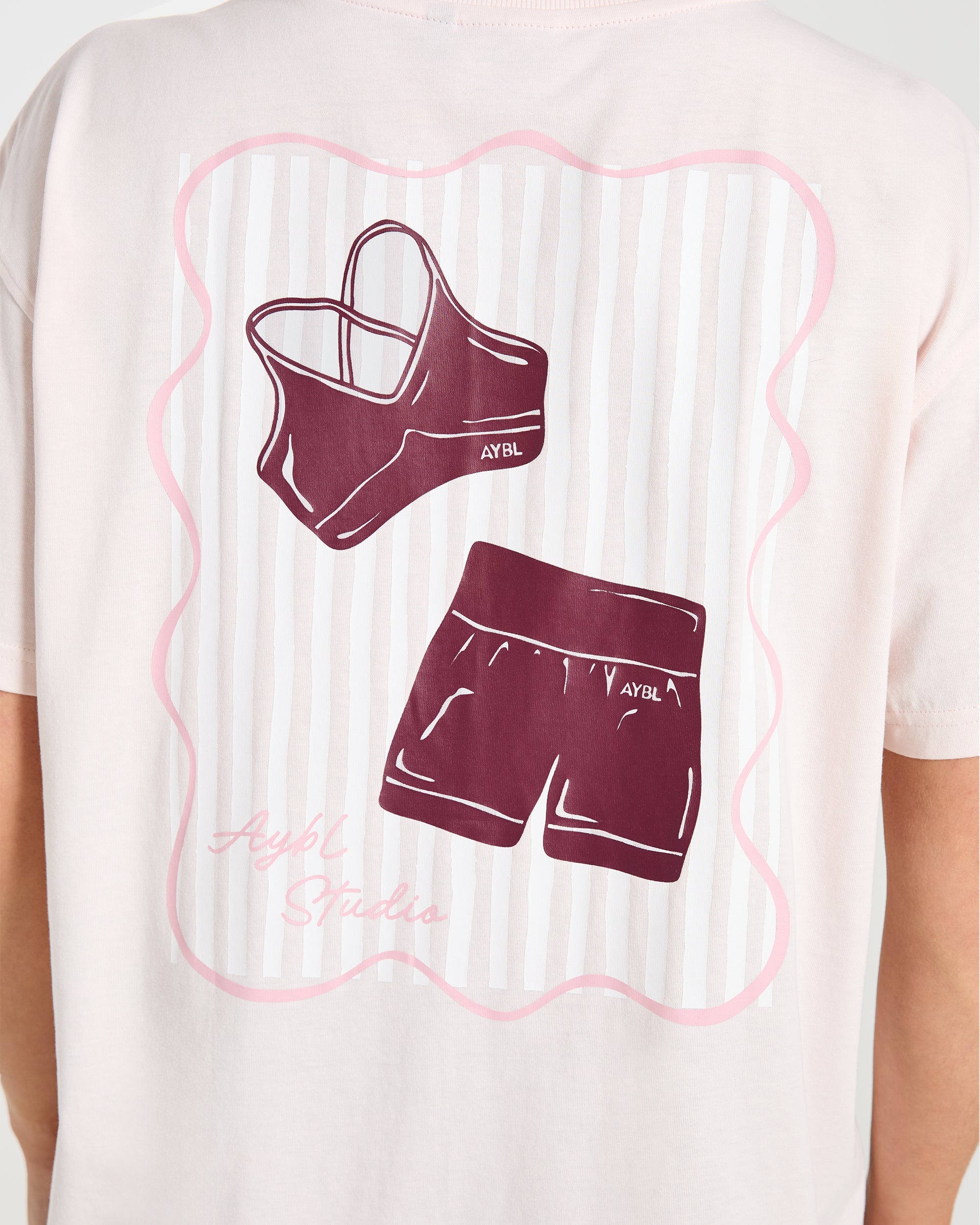 AYBL Studio Oversized T Shirt - Rosa