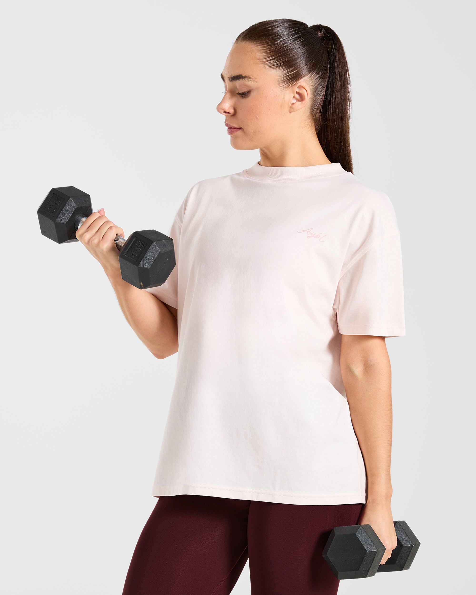 AYBL Studio Oversized T Shirt - Rosa
