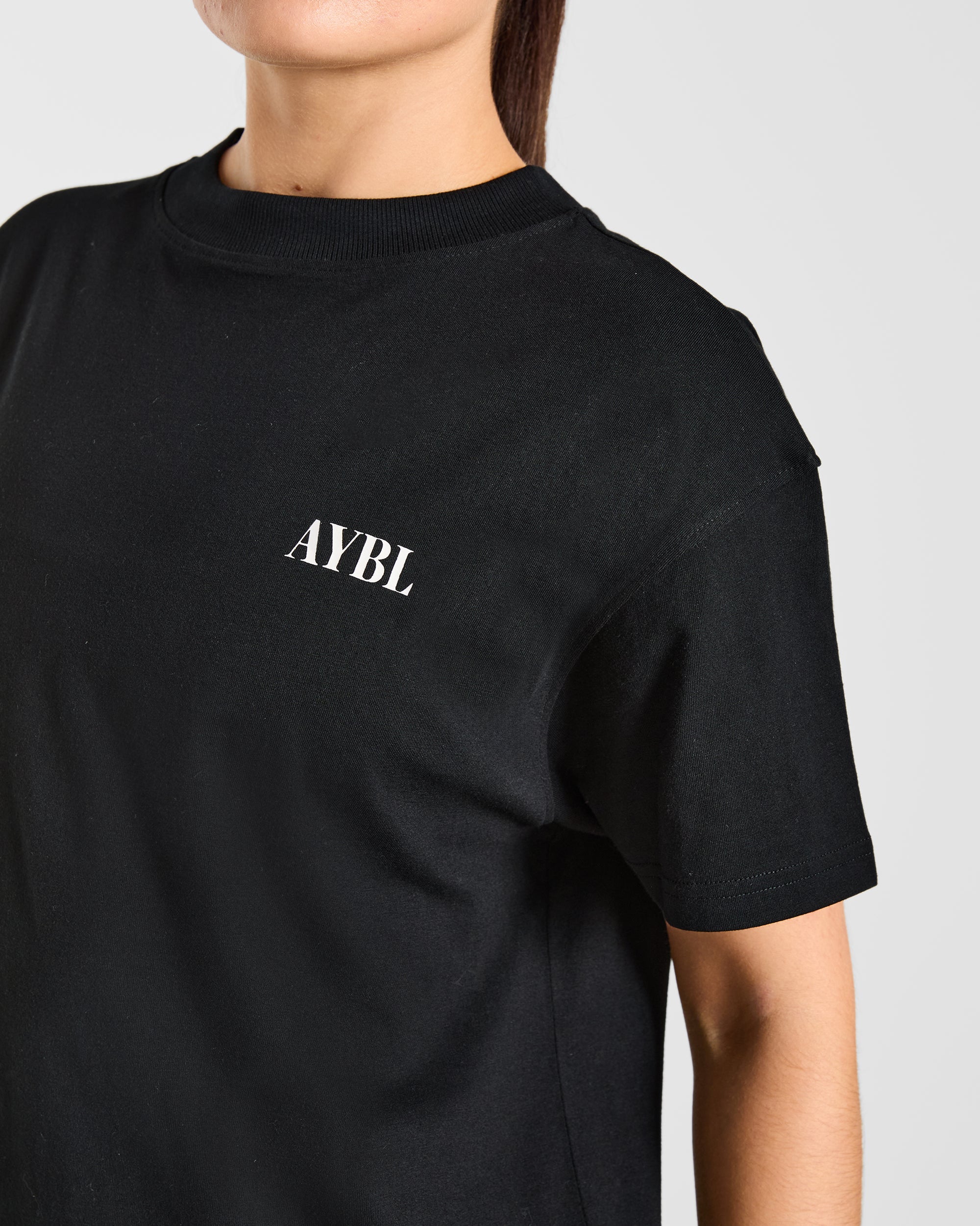 AYBL Strength Co Oversized T Shirt - Schwarz