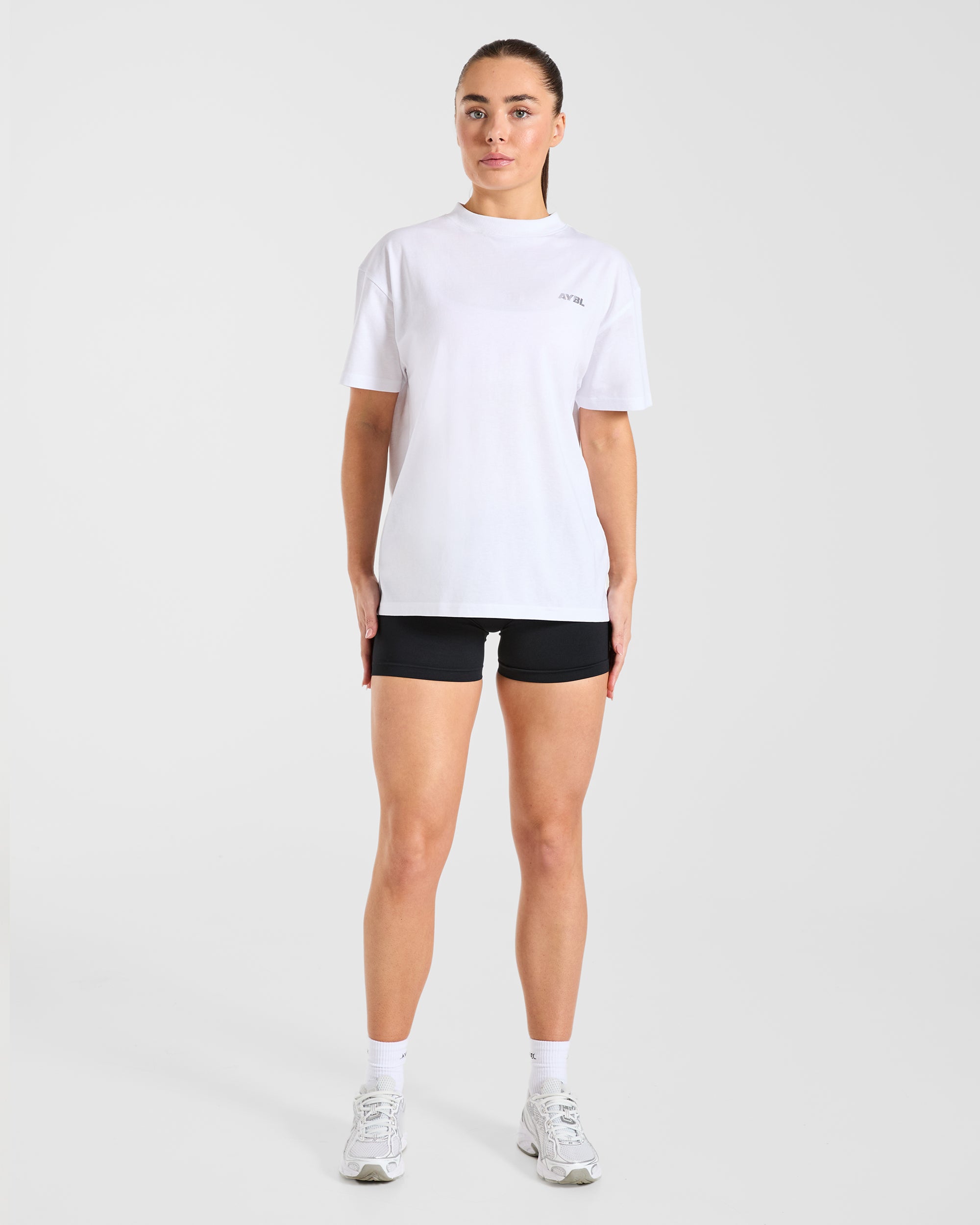 Athletics Department Oversized T Shirt - Weiß