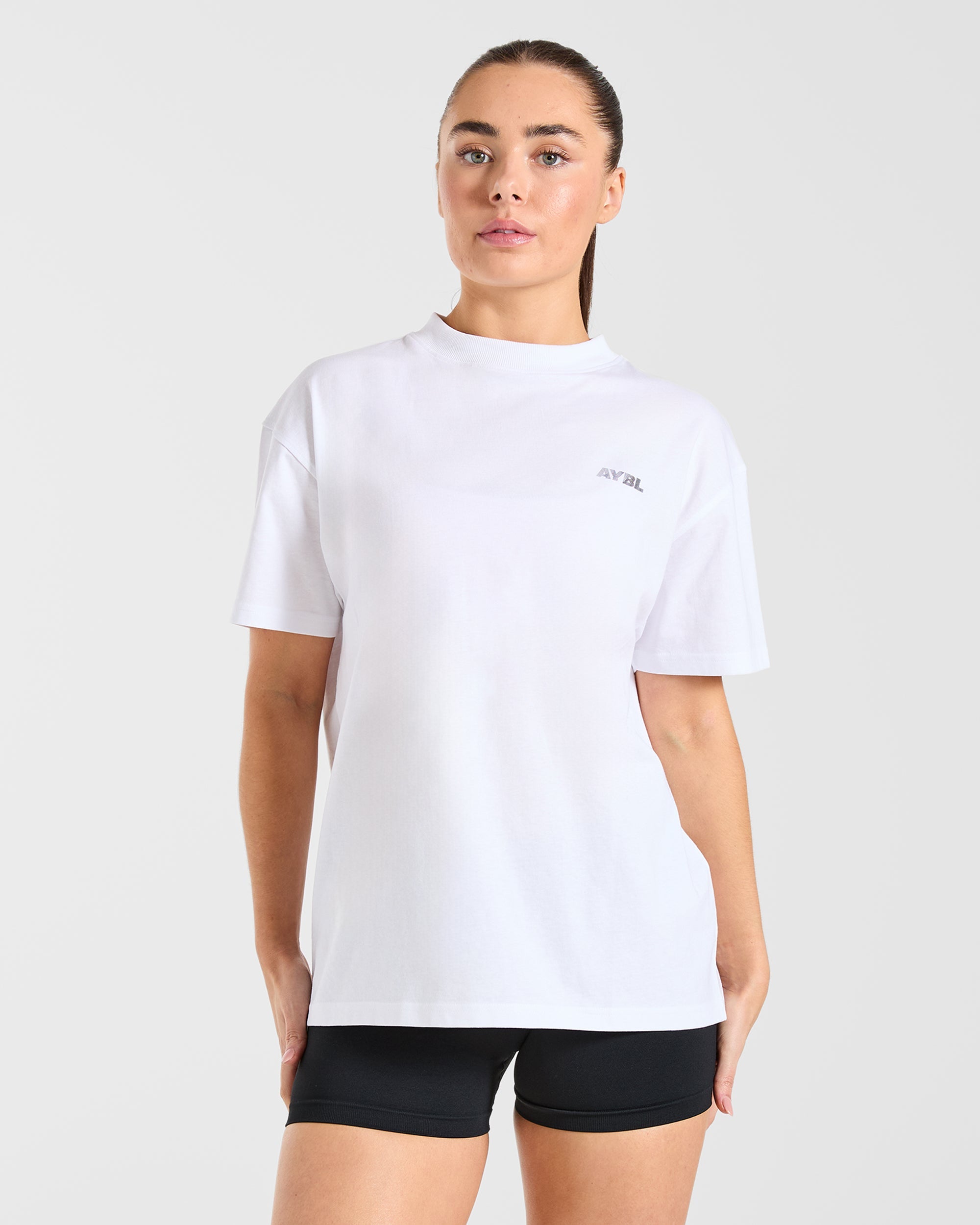 Athletics Department Oversized T Shirt - Weiß