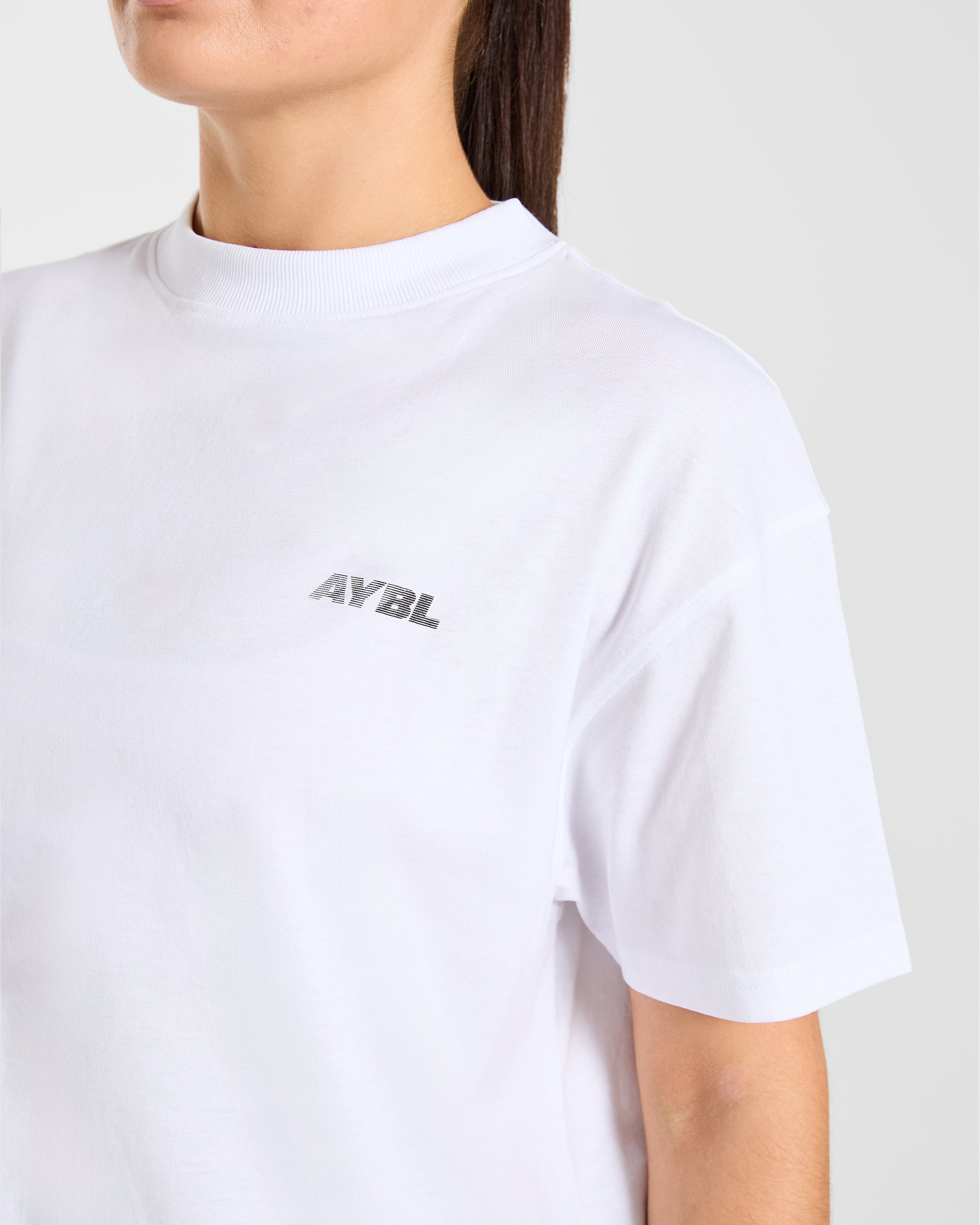Athletics Department Oversized T Shirt - Weiß