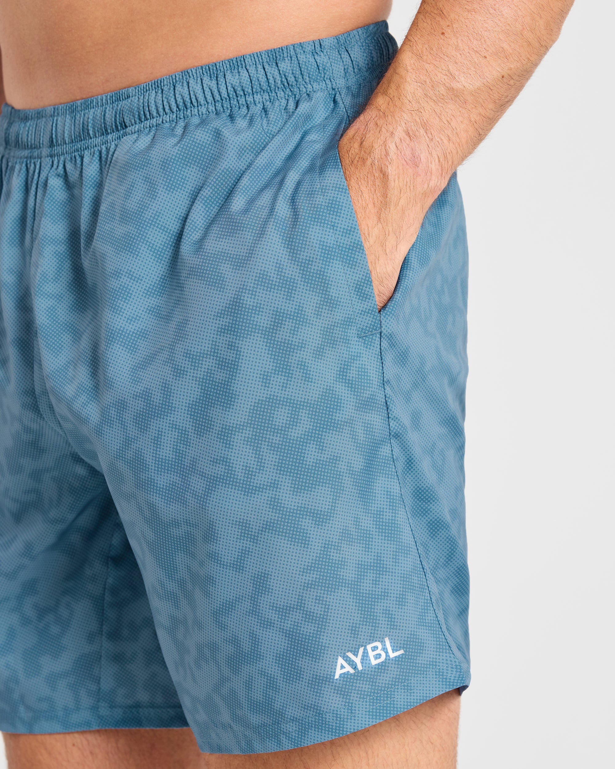 Core 7" Shorts - Blau Camo