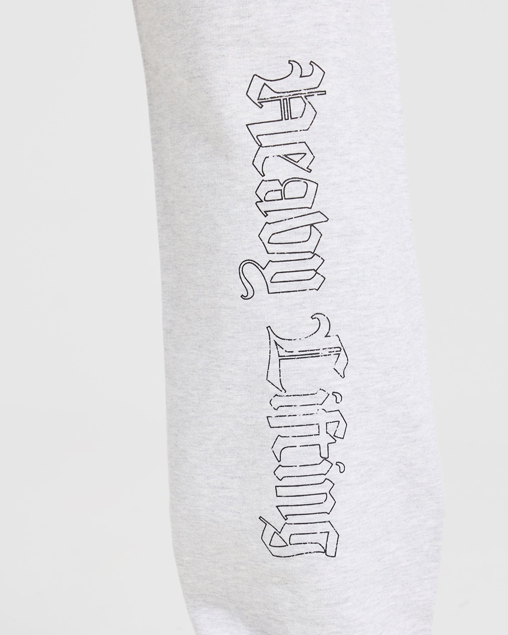 Heavy Lifting Gothic Oversized Straight Leg Joggers - Grau Marl