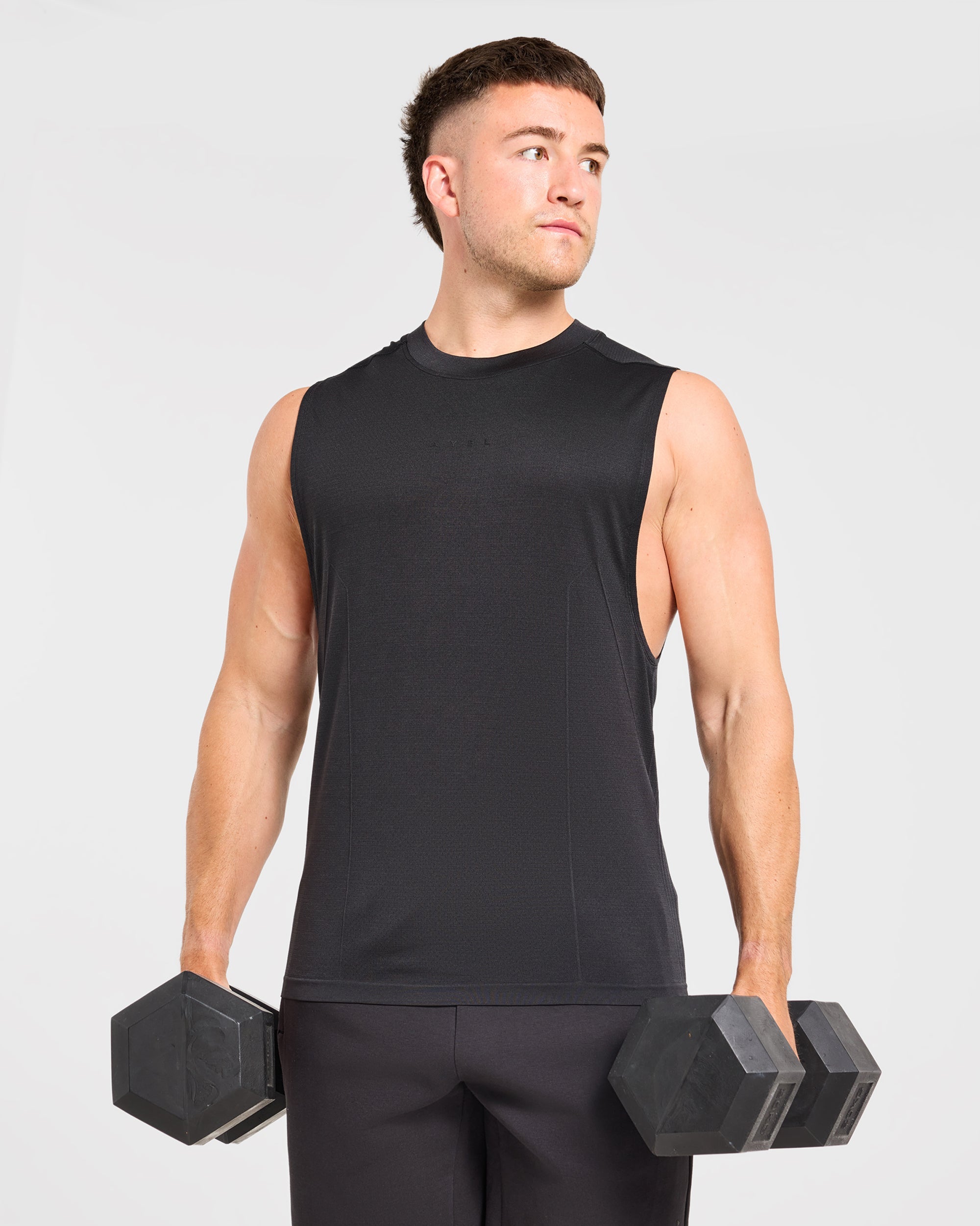 Reinforce Performance Seamless Tank - Schwarz