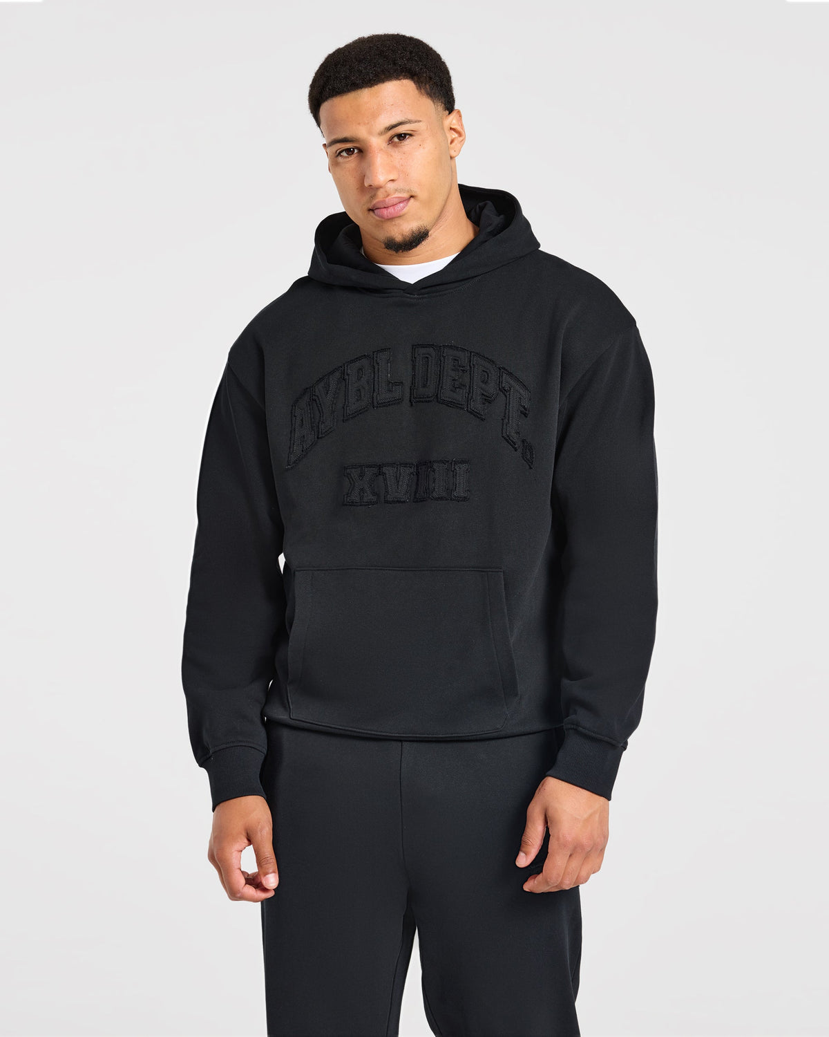 Effortless Oversized Hoodie - Schwarz