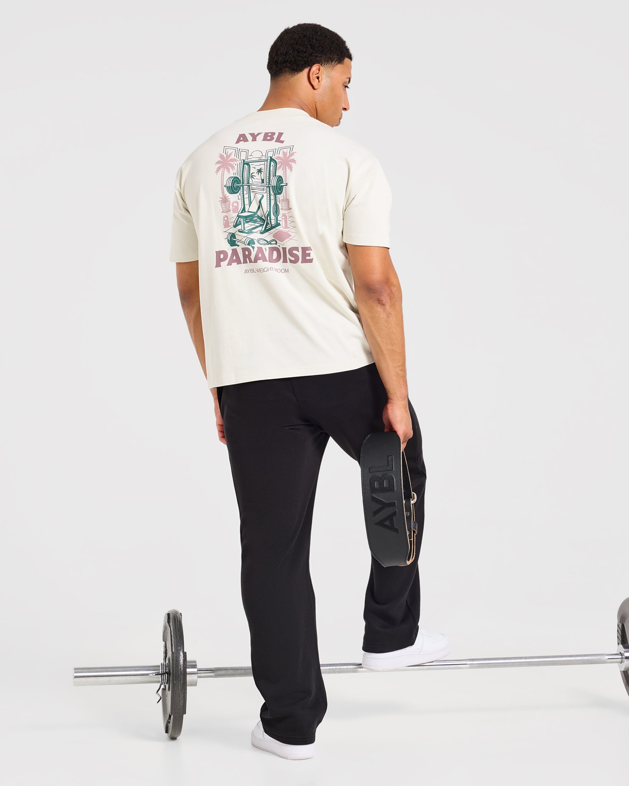 Iron Paradise Oversized T Shirt - Off Weiß