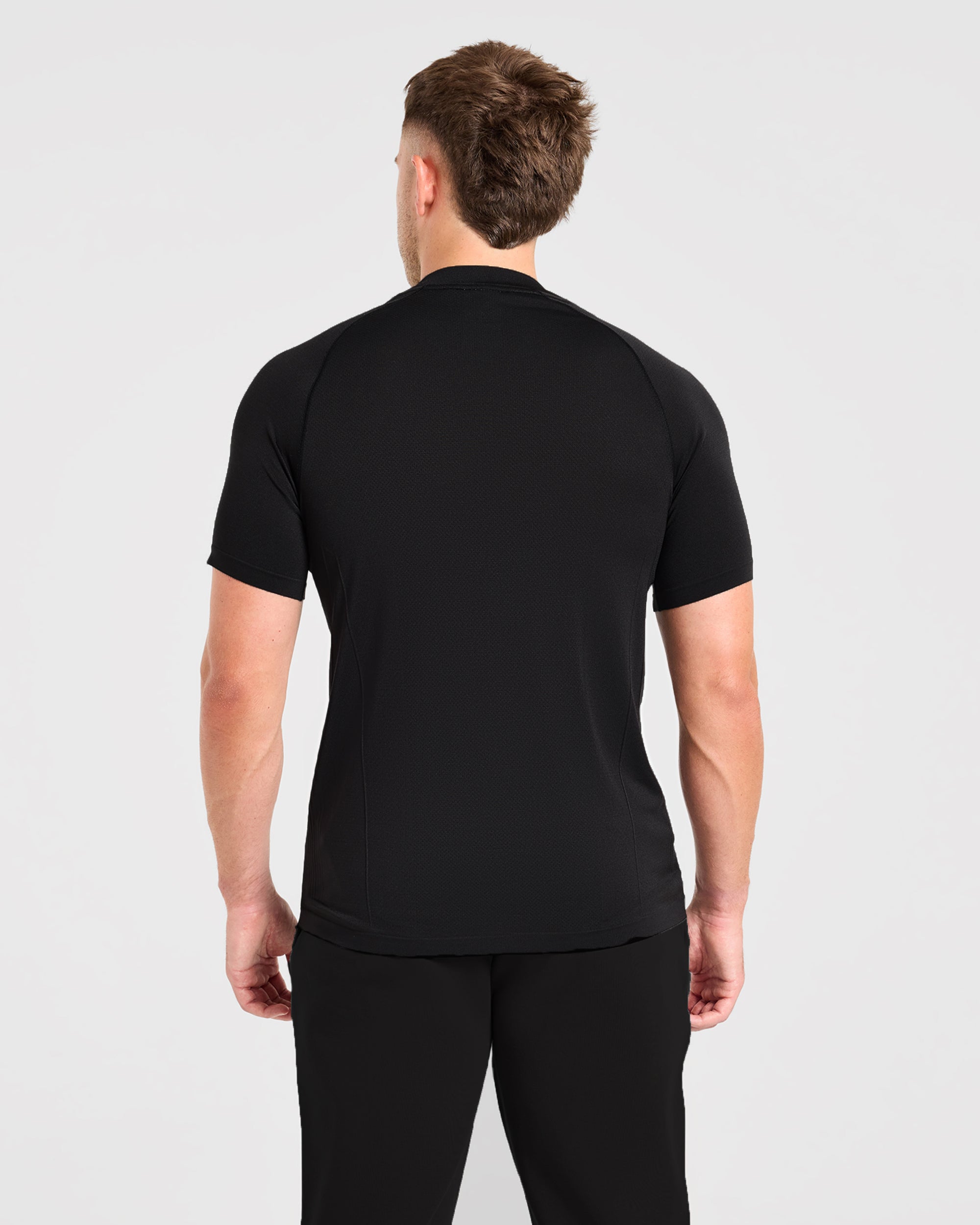 Reinforce Performance Seamless T Shirt - Schwarz