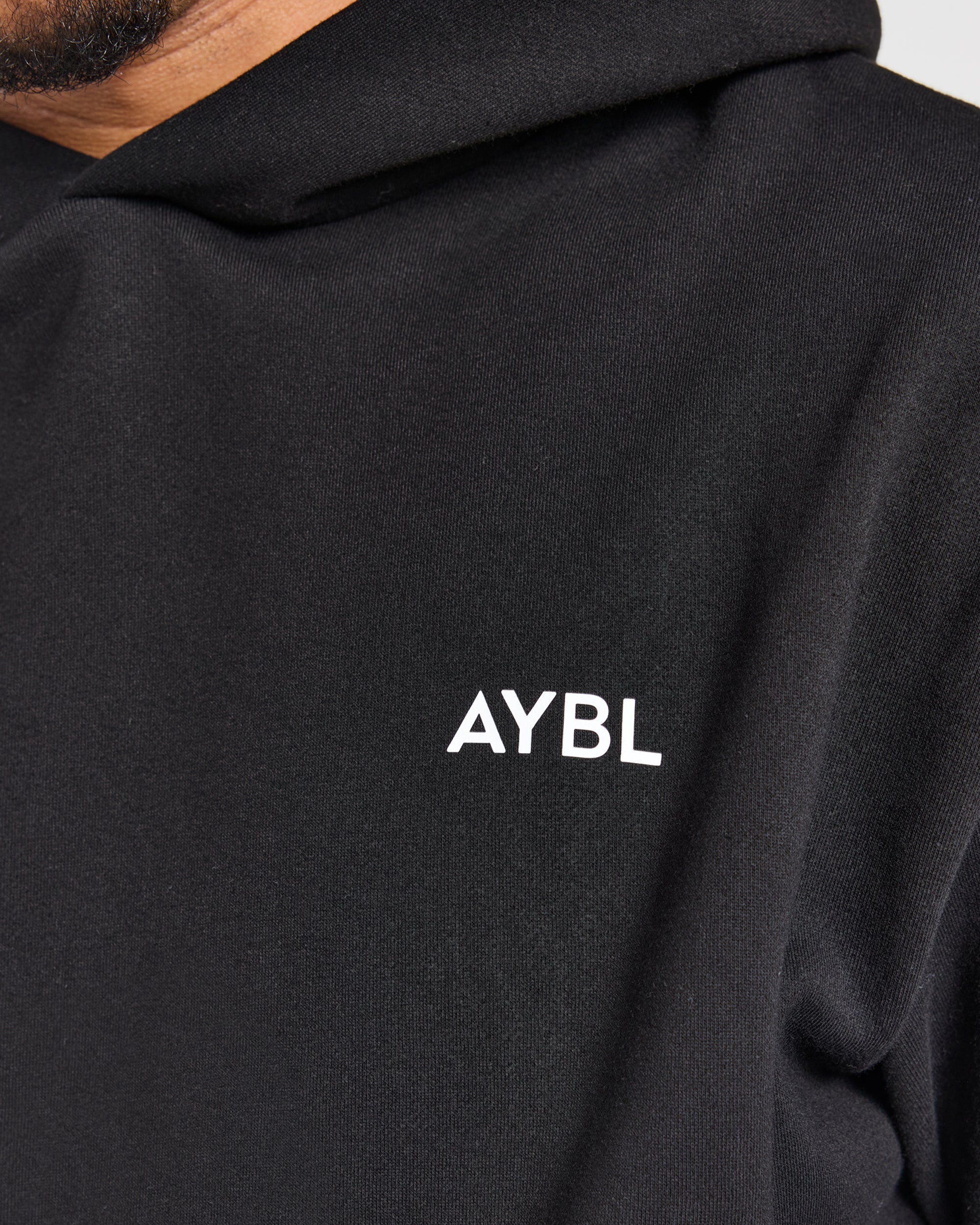 Essential Oversized Hoodie - Schwarz
