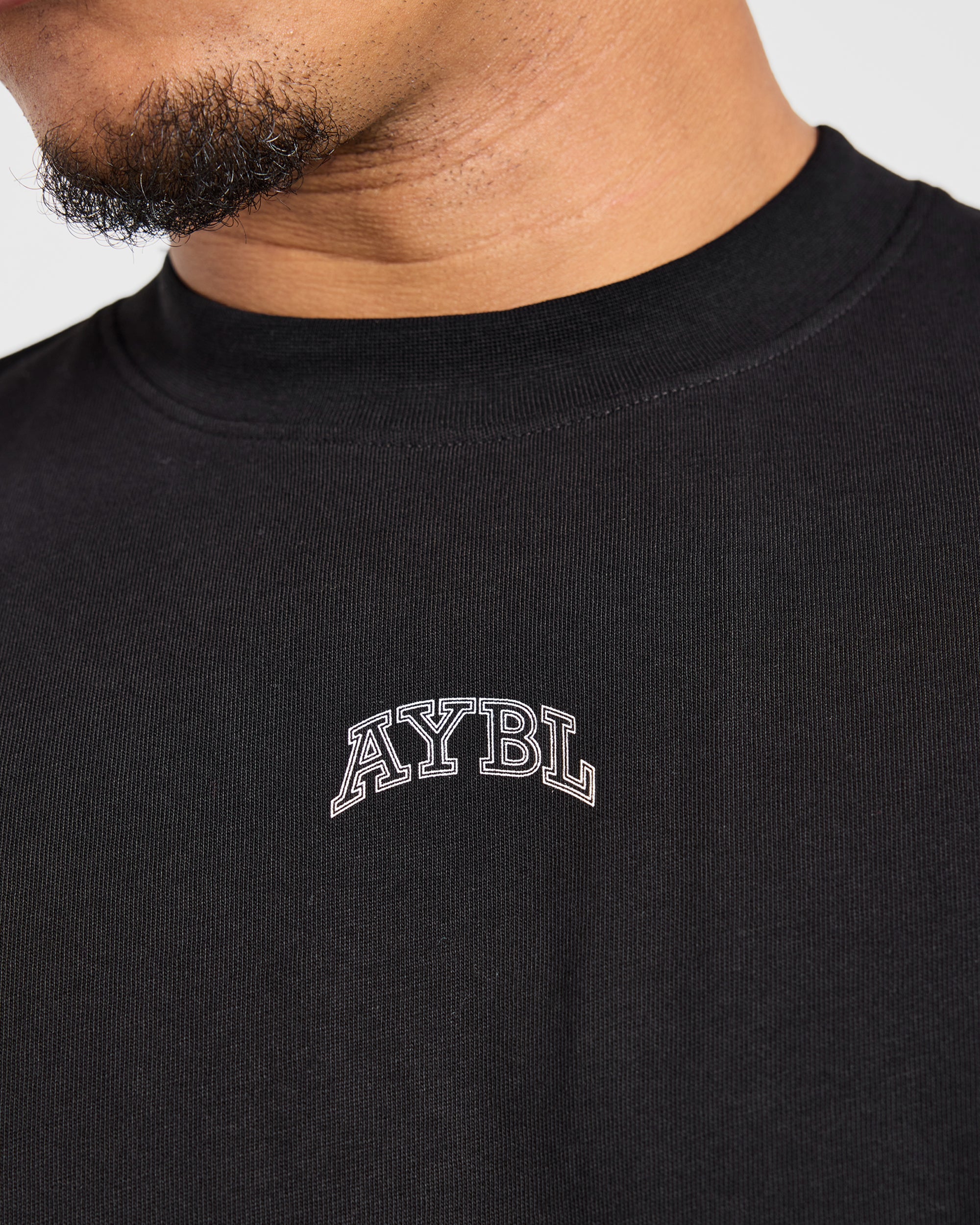 Relentless Eagle Oversized T Shirt - Schwarz