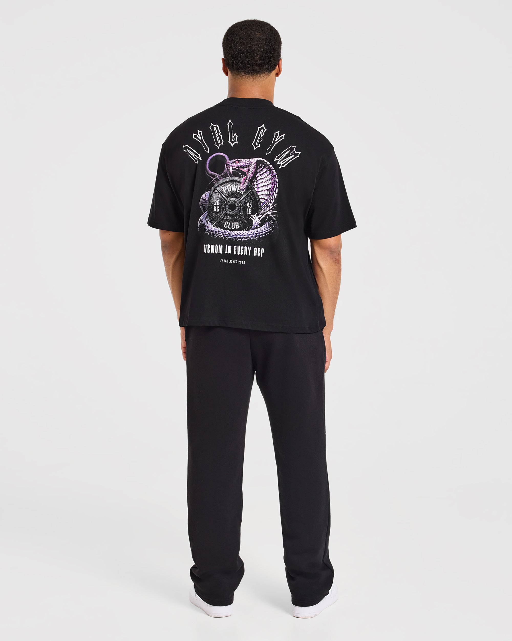 Venom In Every Rep Oversized T Shirt - Schwarz