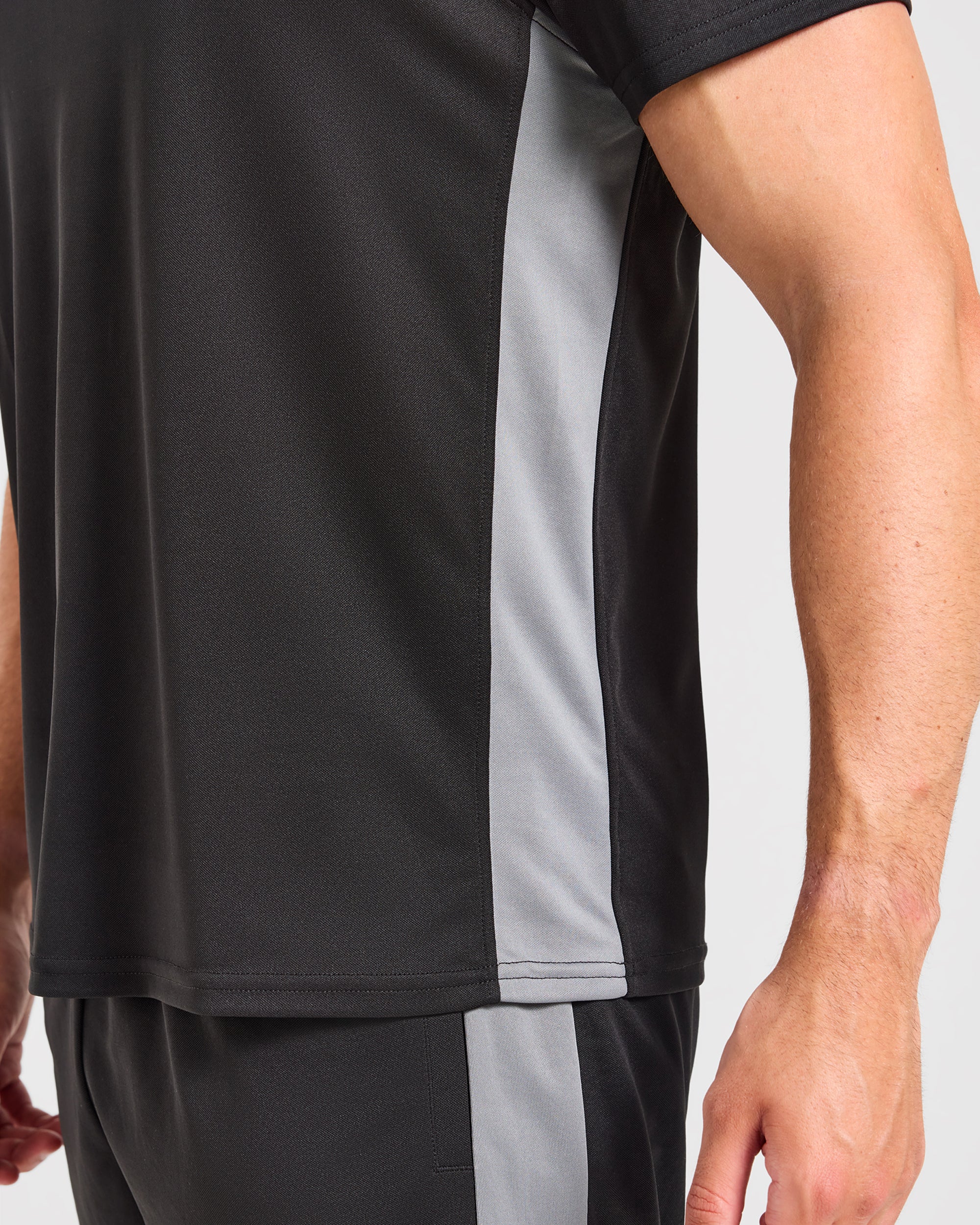 Active T Shirt - Schwarz/Charcoal