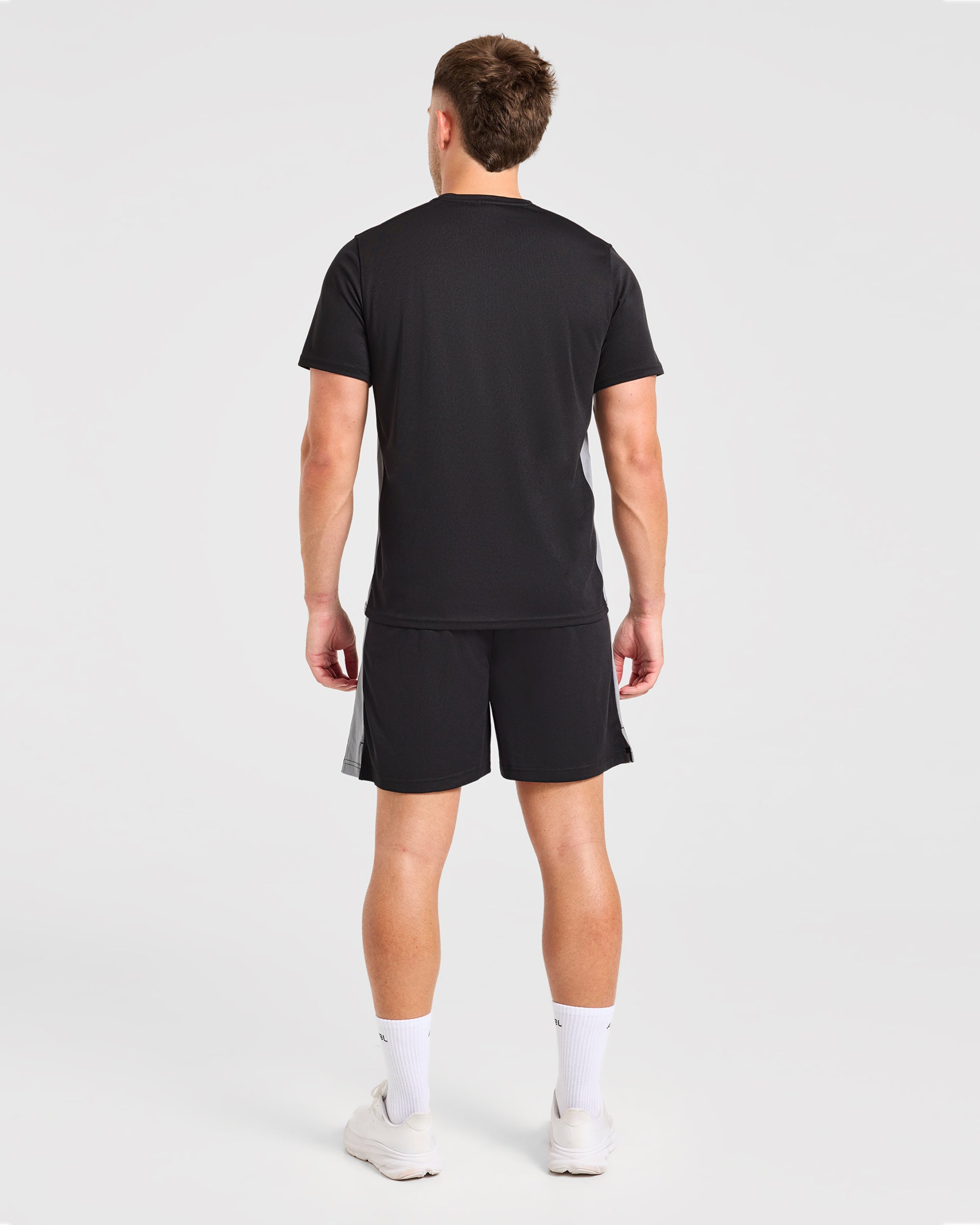 Active T Shirt - Schwarz/Charcoal
