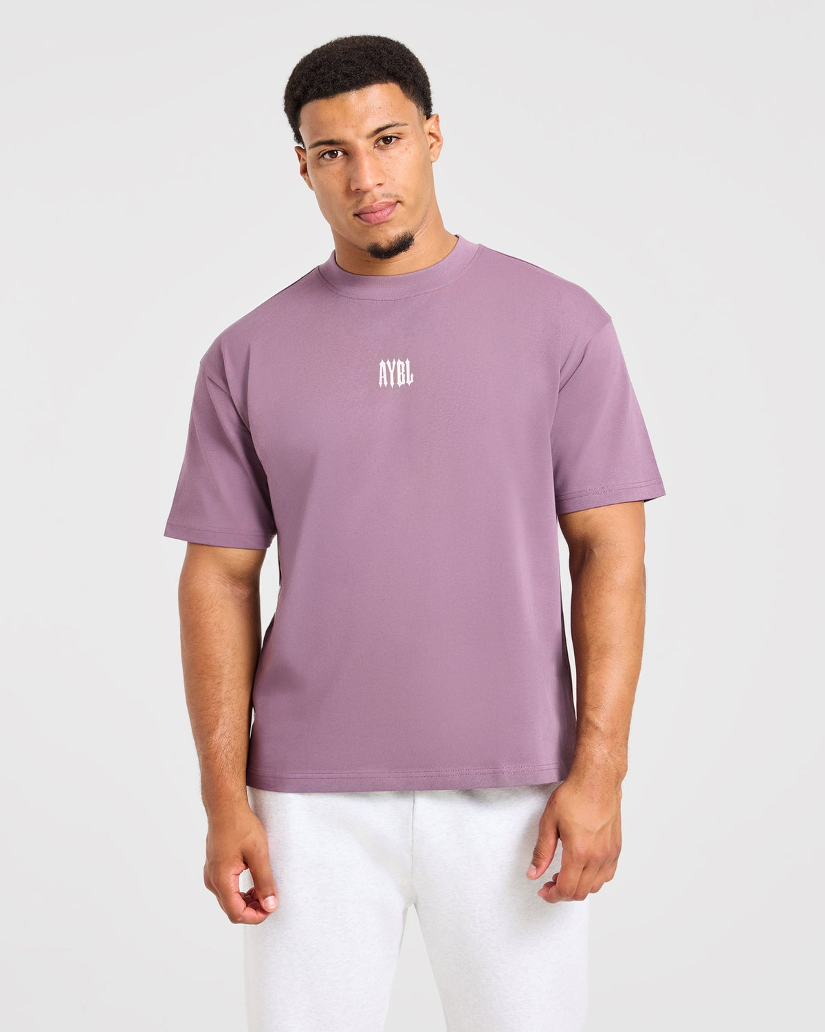 AYBL Iron Club Kettlebell Oversized T Shirt - Midnight Lila