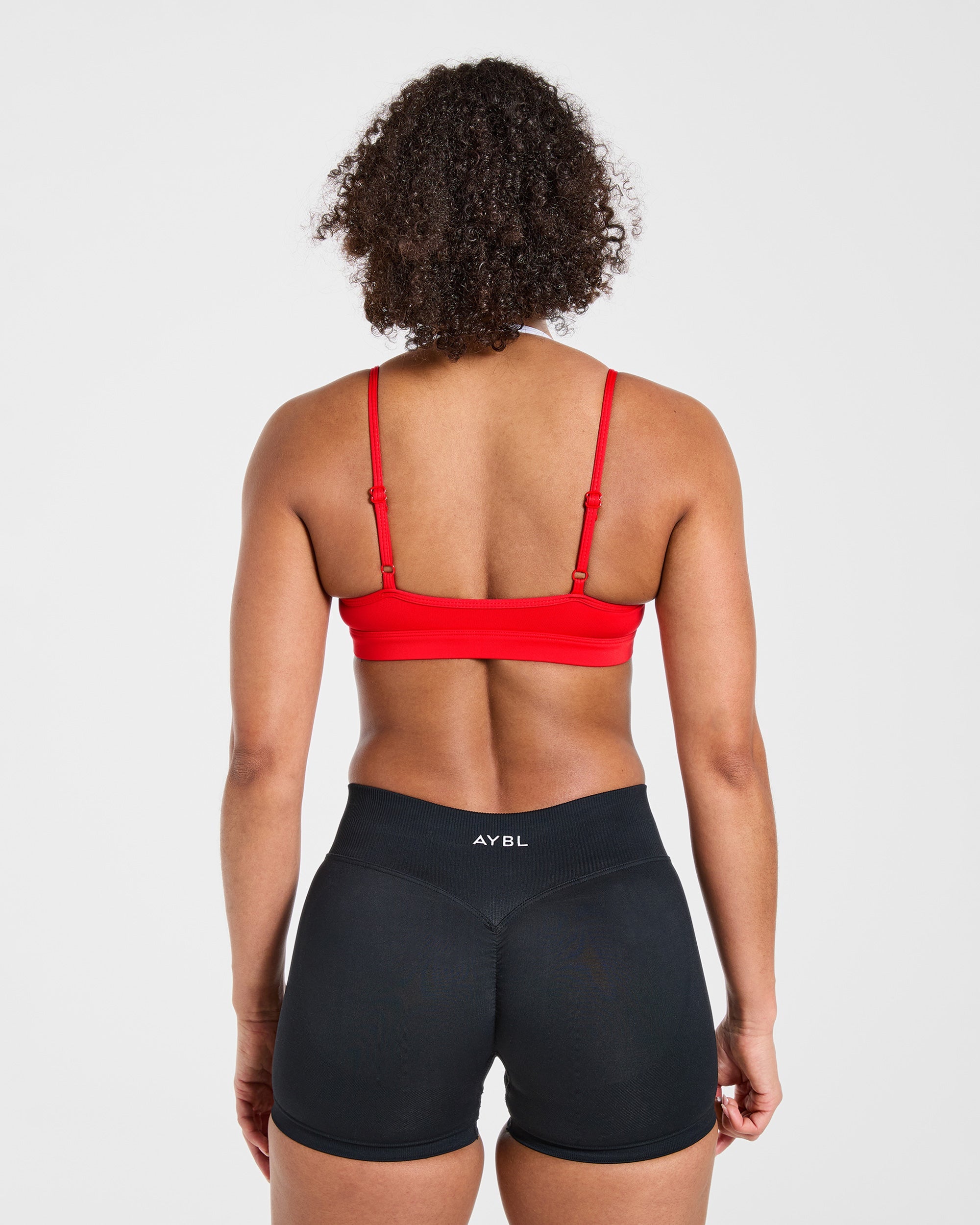 Essential Double Layer Sports Bra - Vibrant Rot