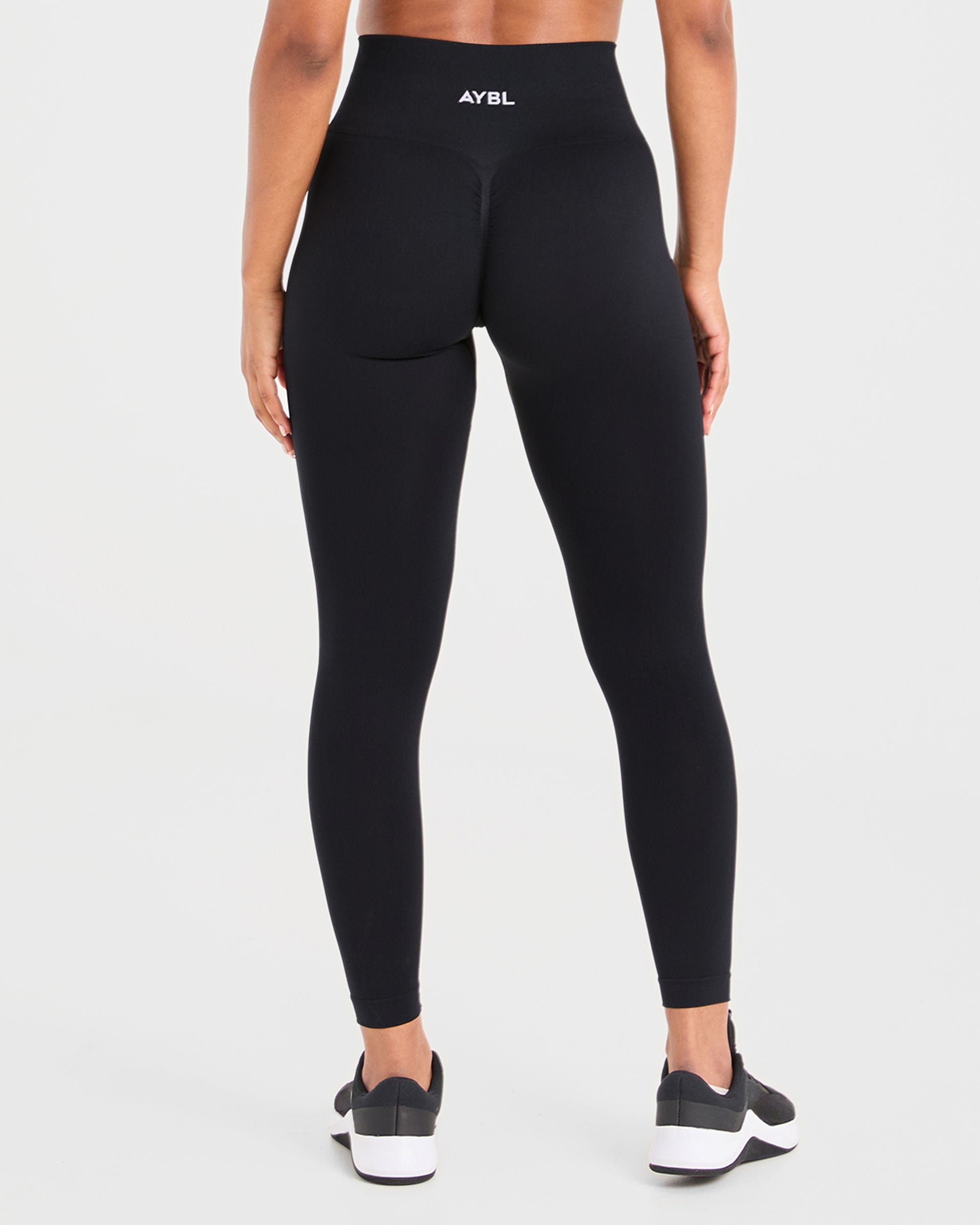 Power Seamless Leggings - Schwarz