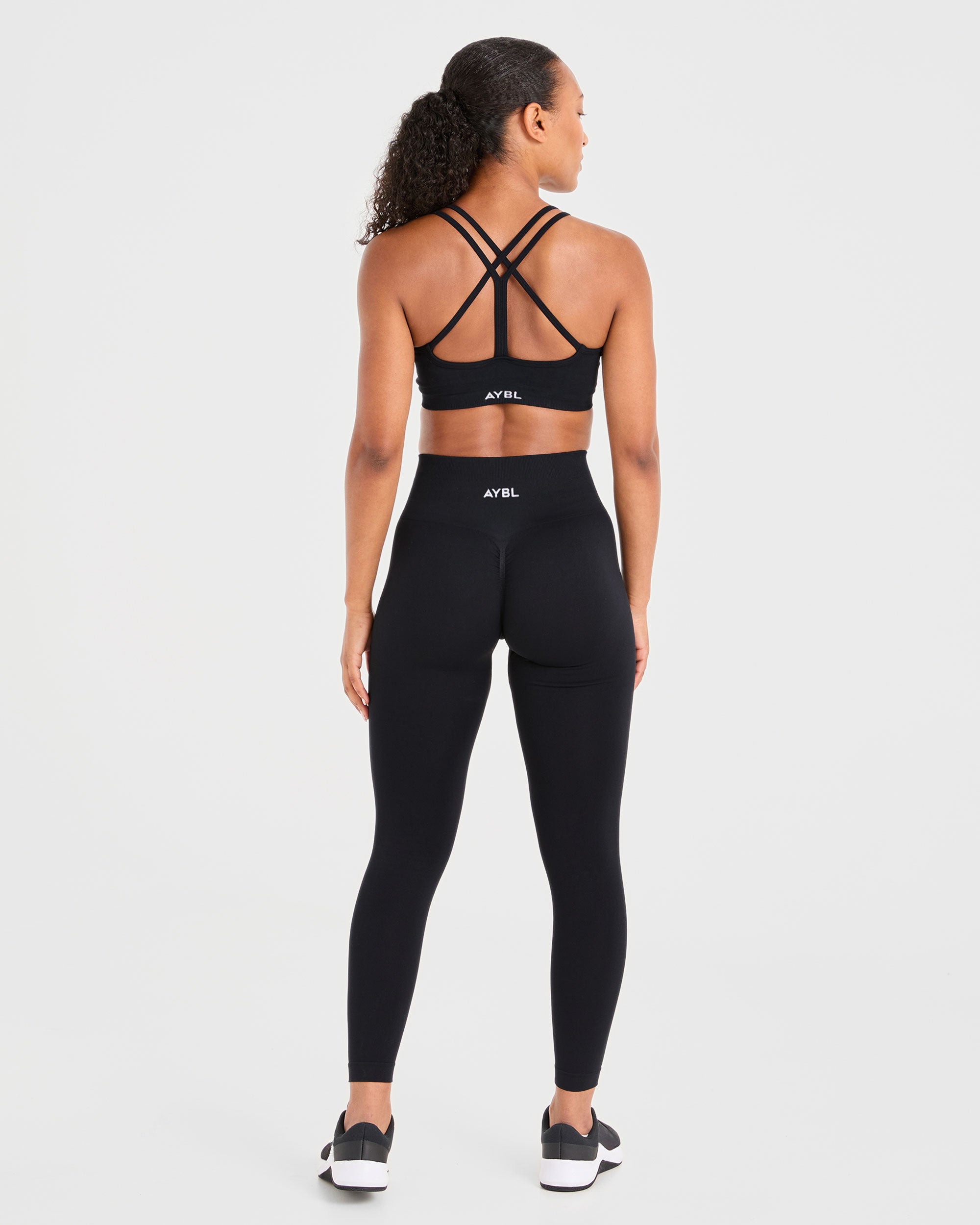 Power Seamless Leggings - Schwarz