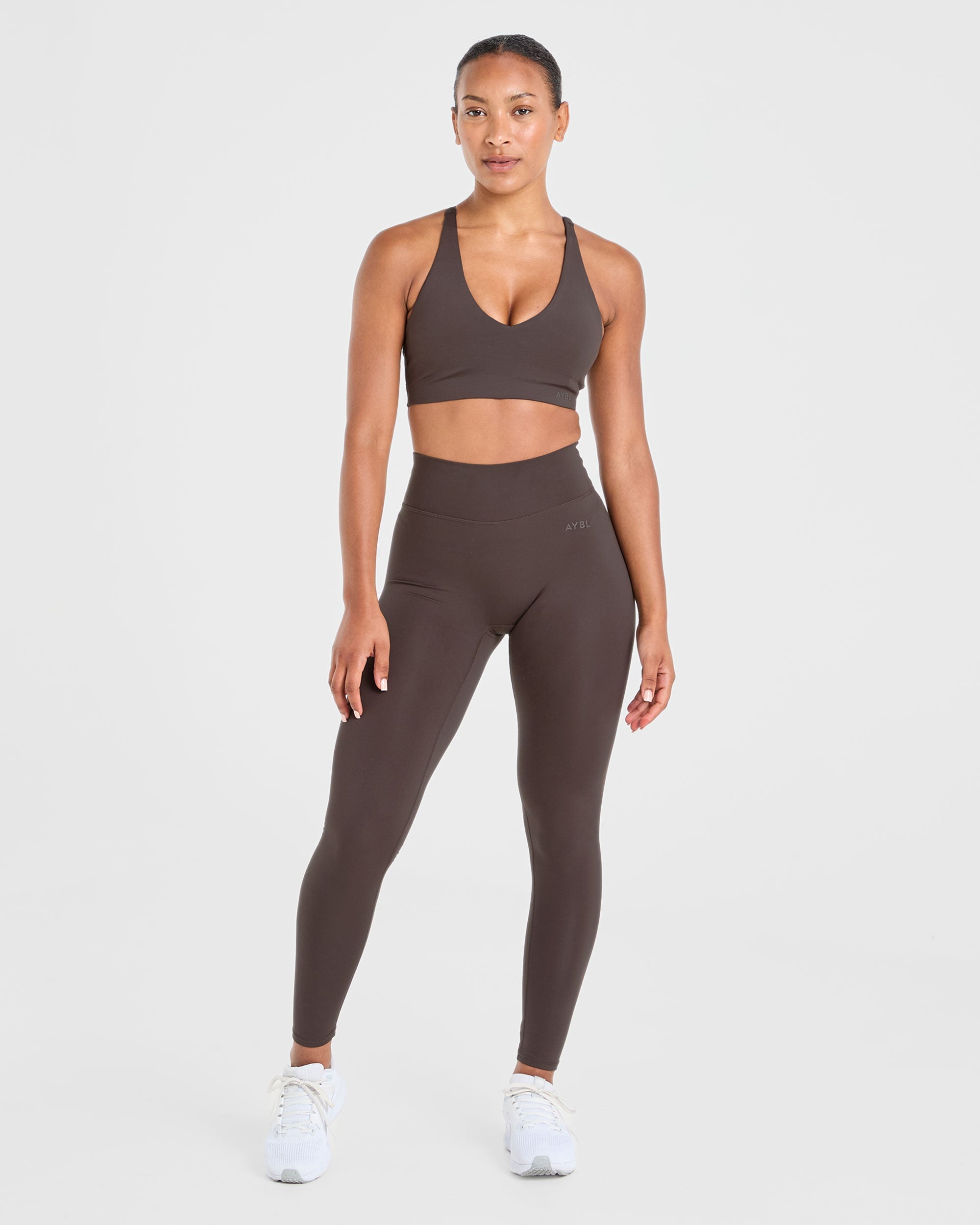 Staple Sports Bra - Coffee Braun