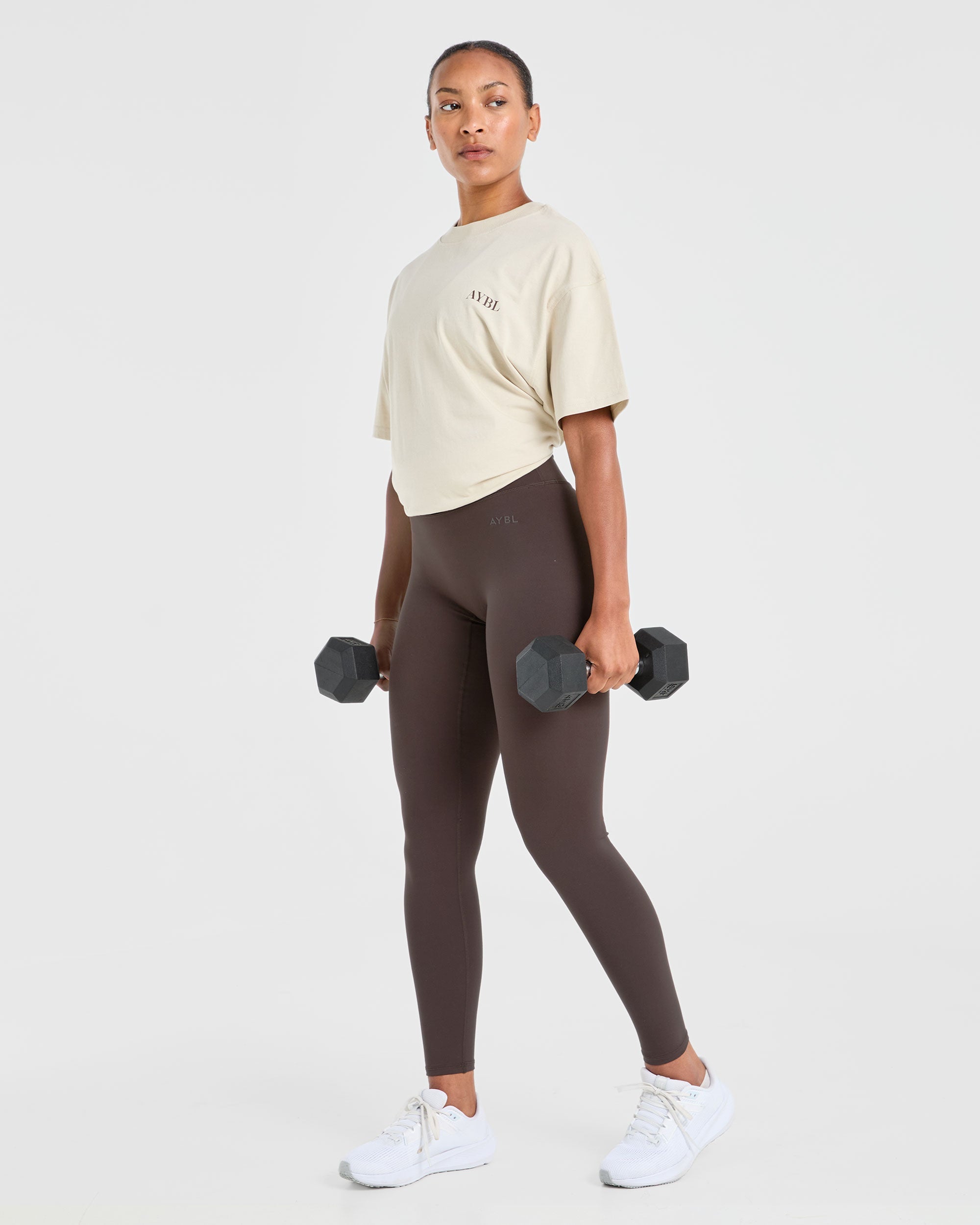 Staple Leggings - Coffee Braun