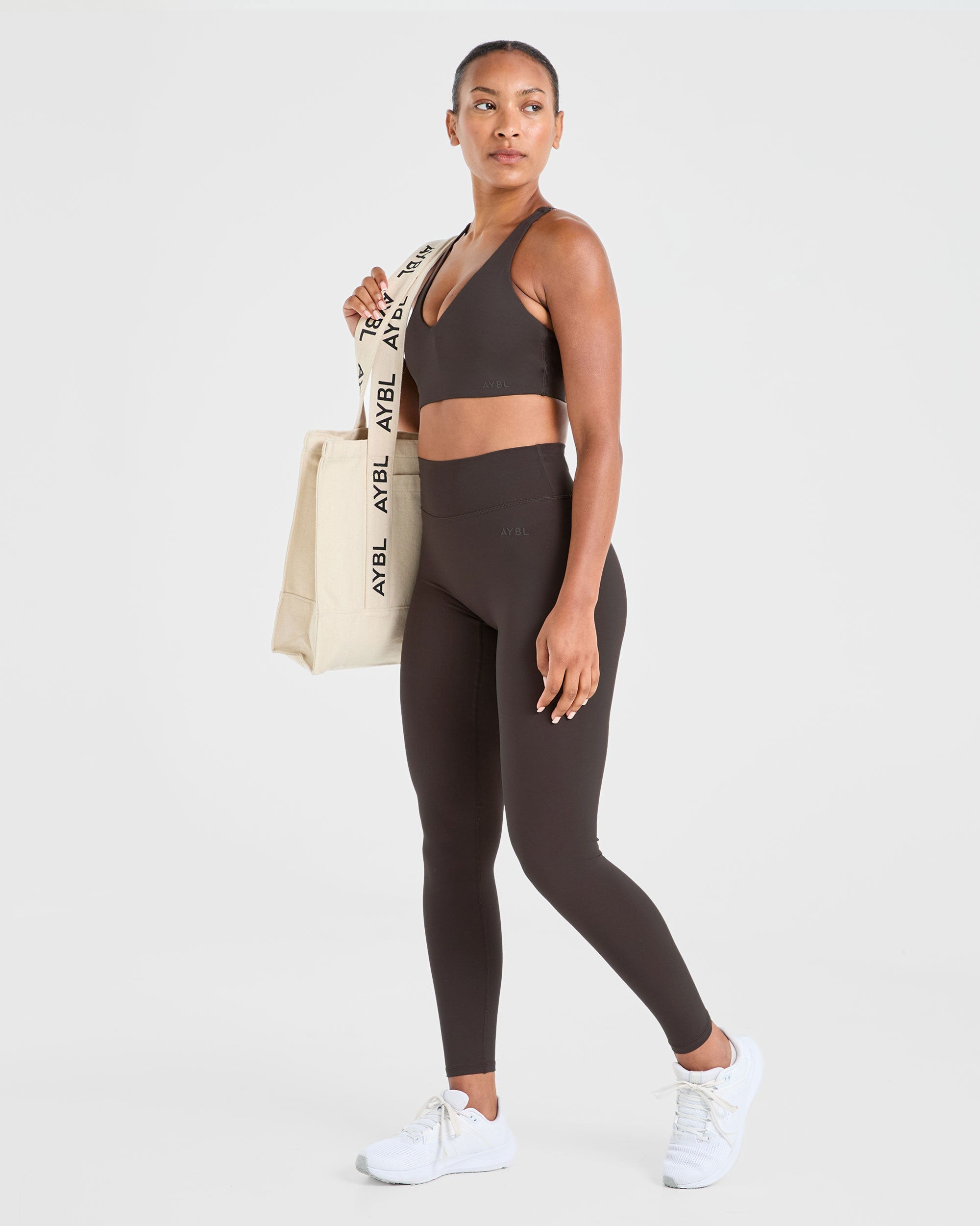 Staple Leggings - Coffee Braun