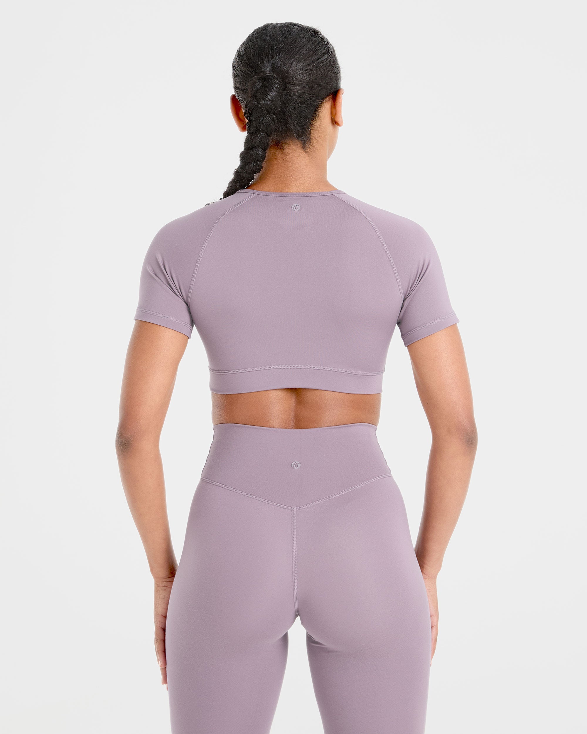 Staple Crop Top - Mauve Violet