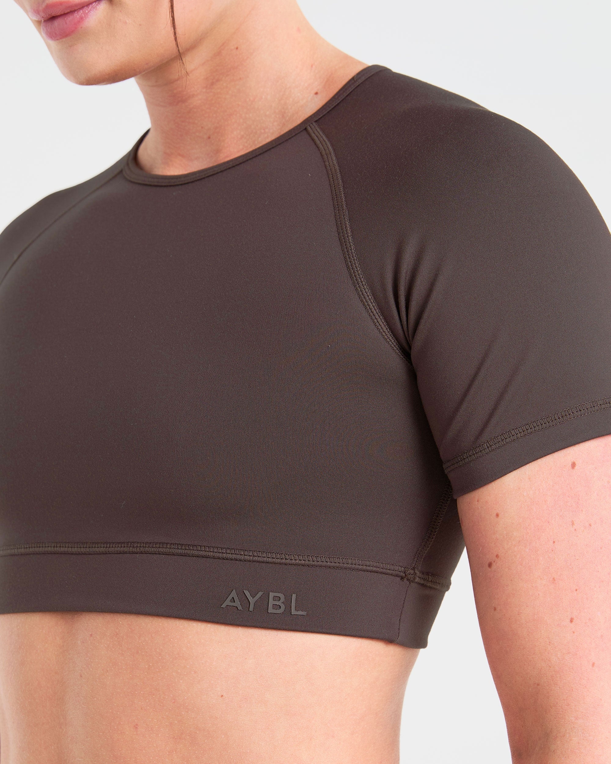 Staple Crop Top - Coffee Braun